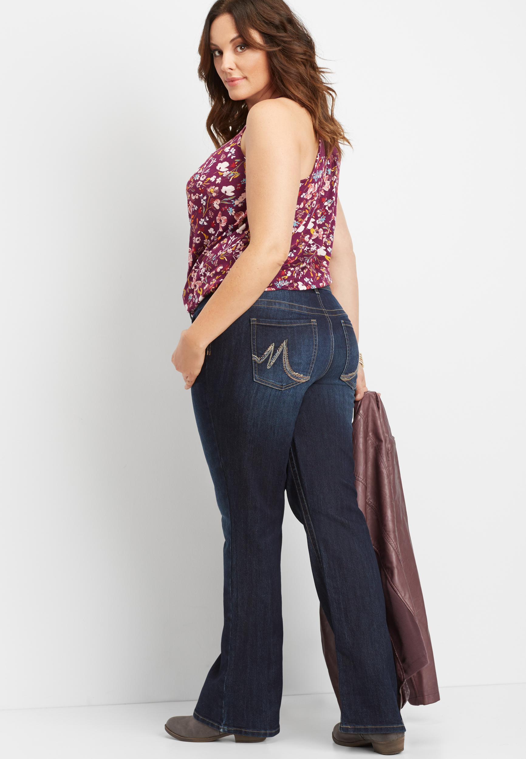 plus size slim jeans