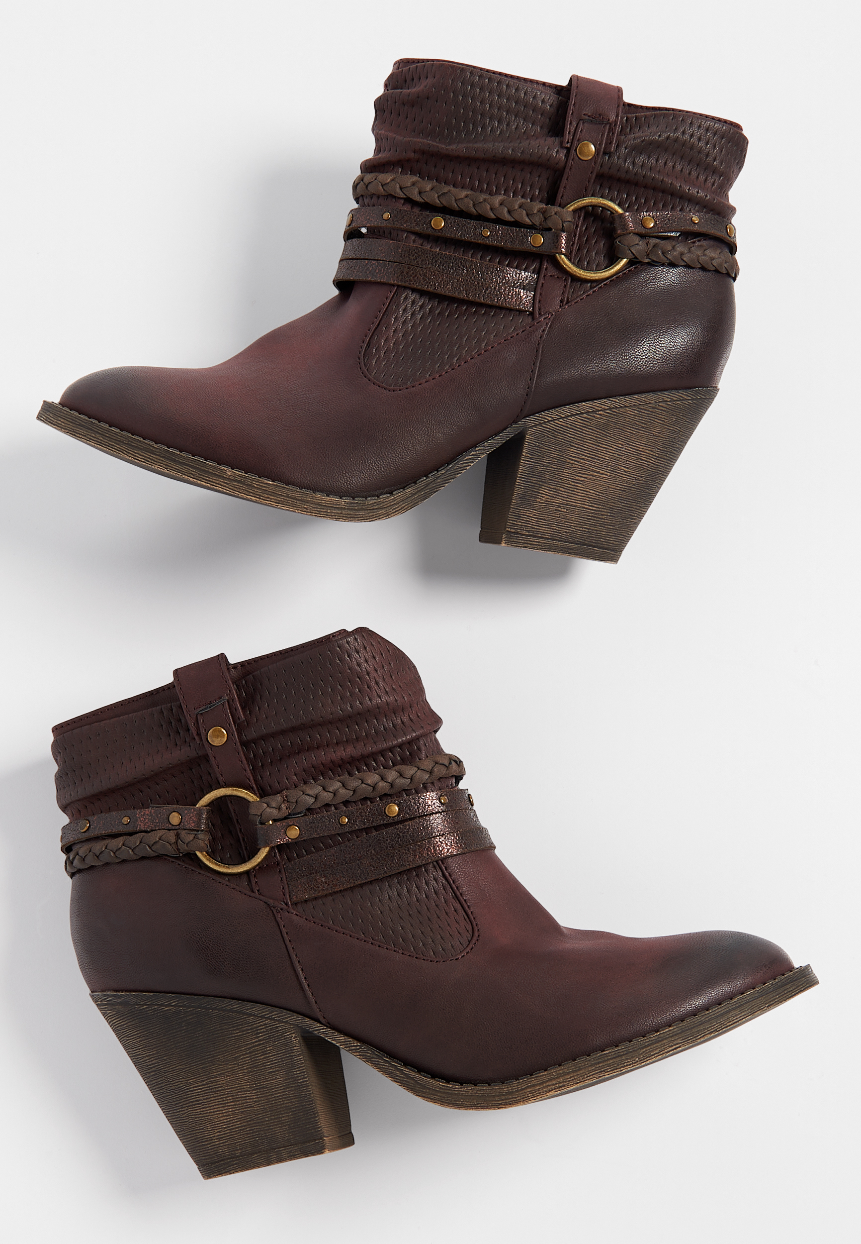 Carol strappy western outlet bootie