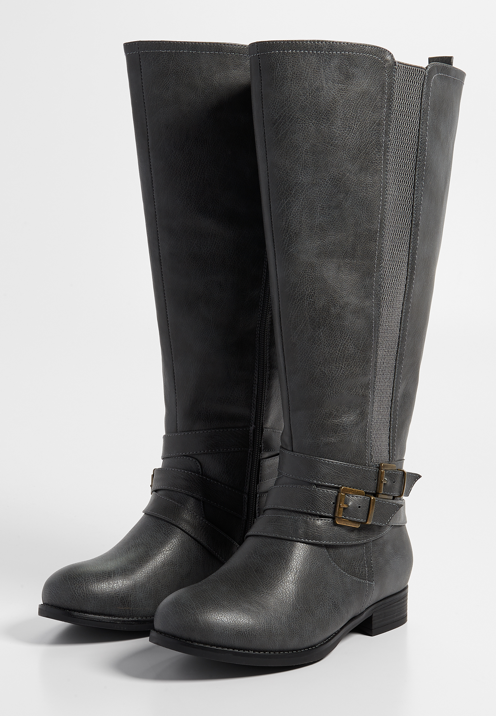 stretchy wide calf boots