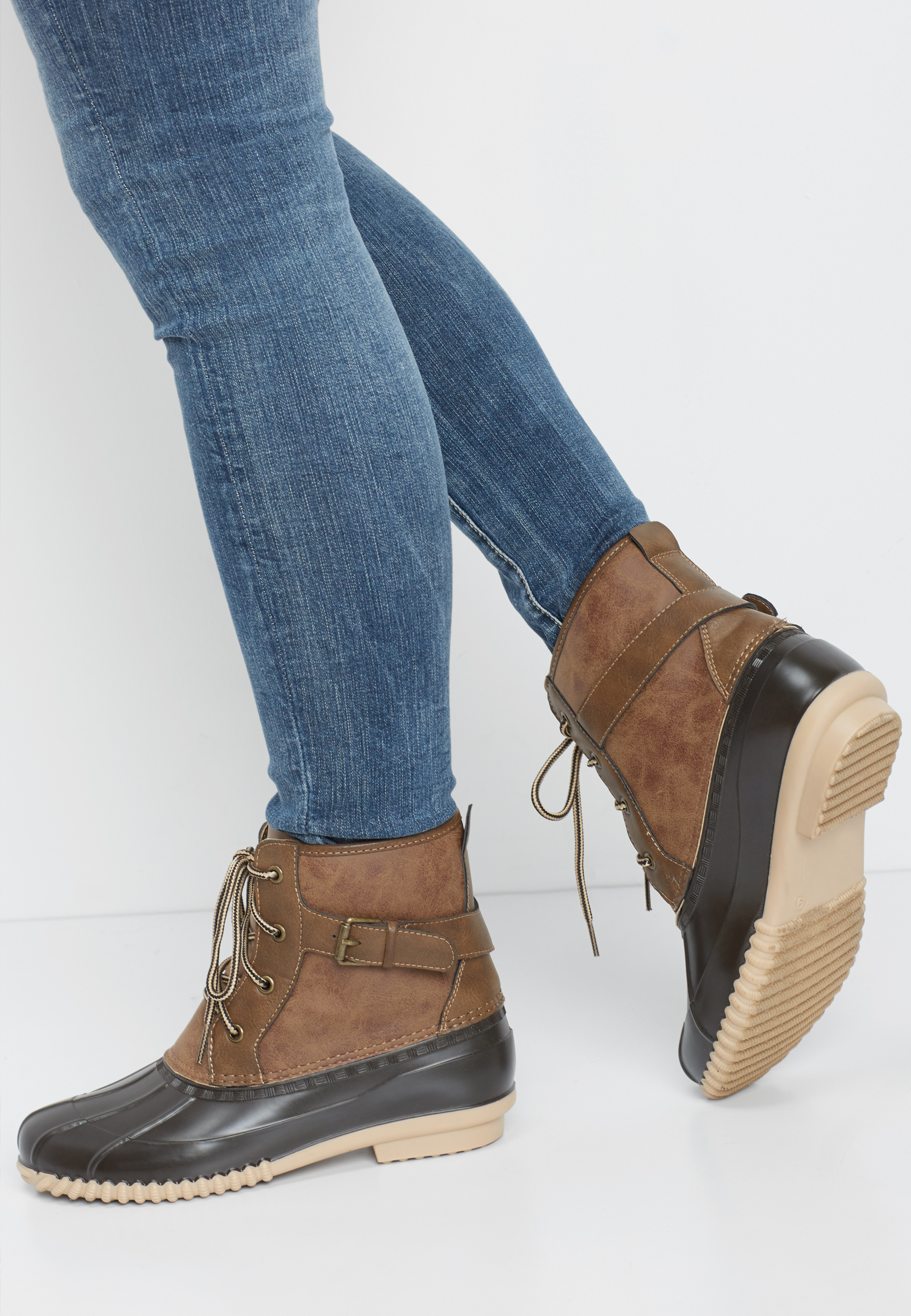 Christa buckle duck boot | maurices