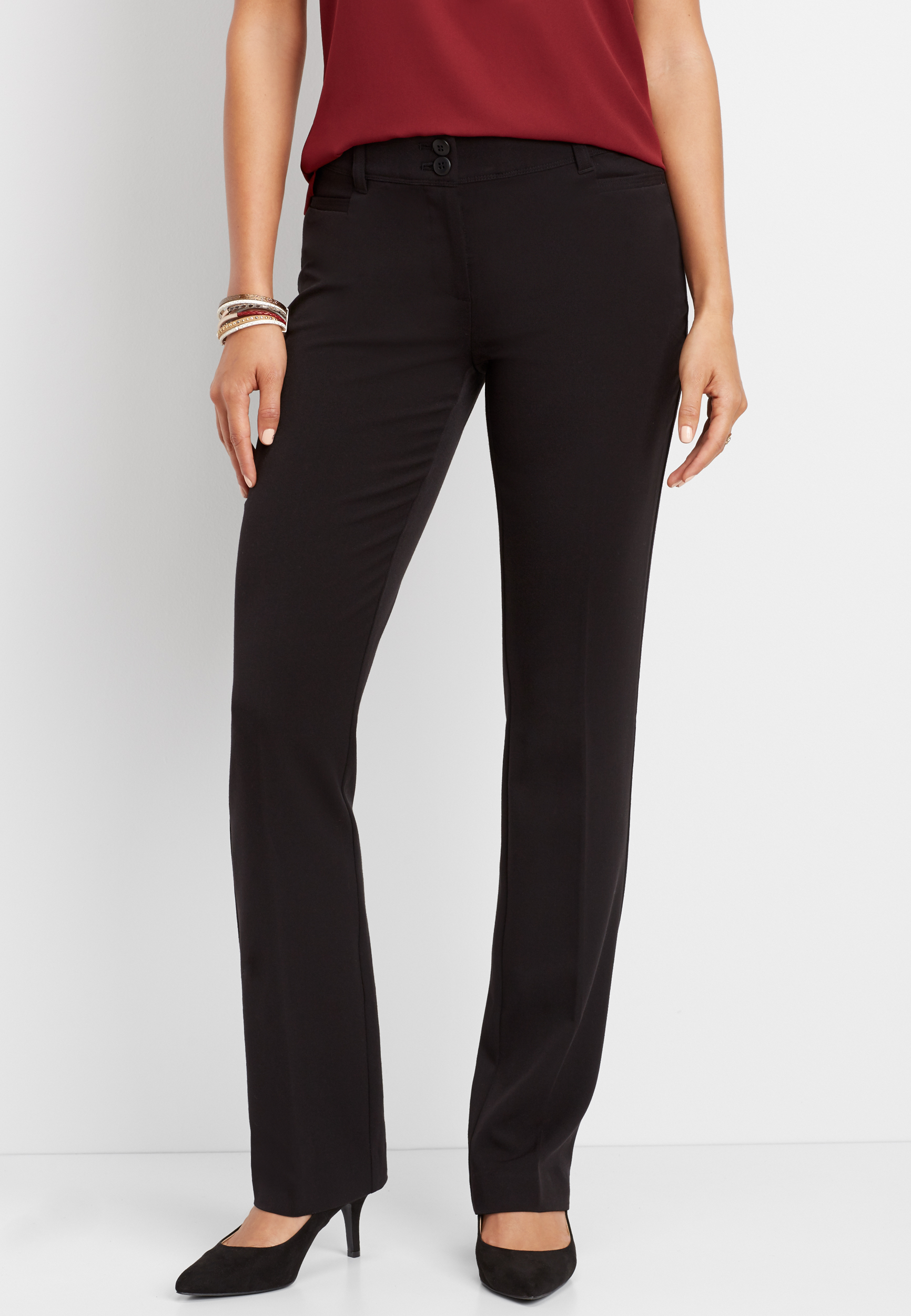 Maurices black 2025 dress pants