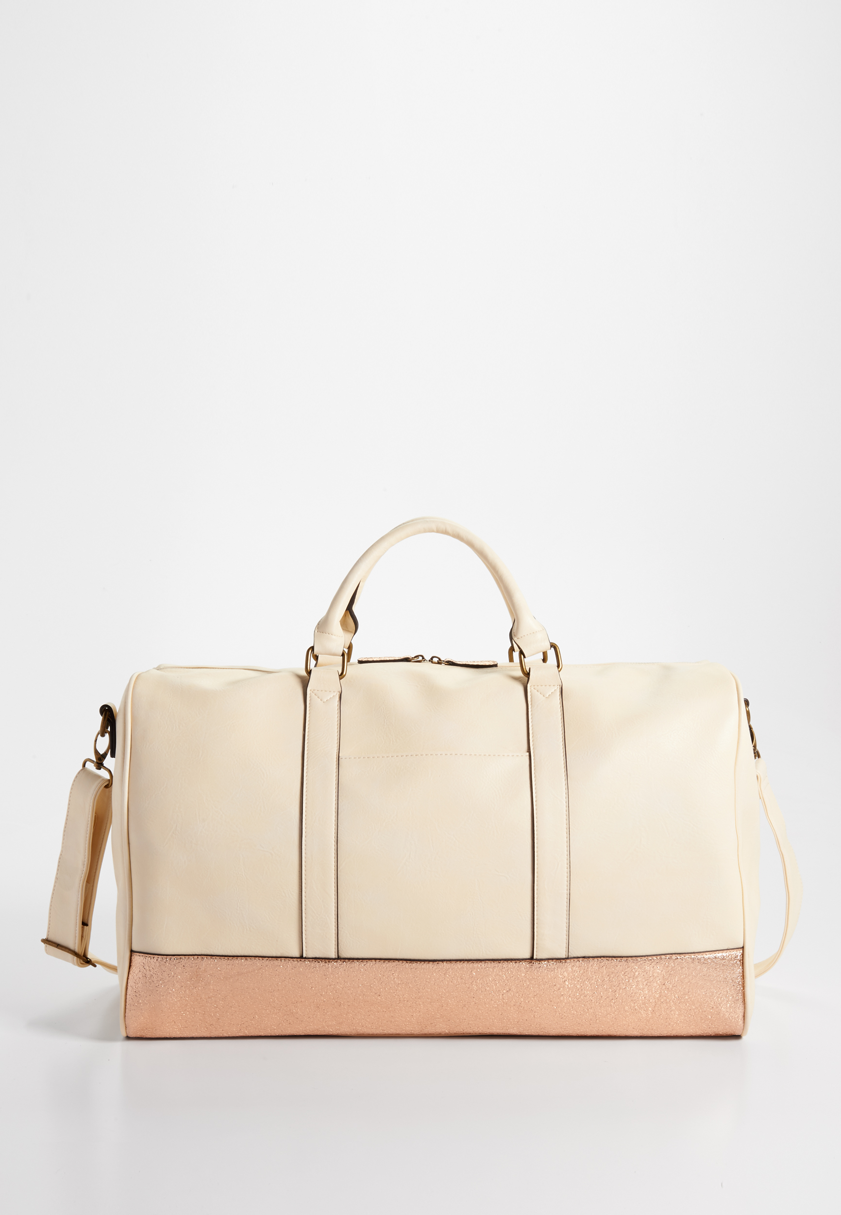 blush duffle bag