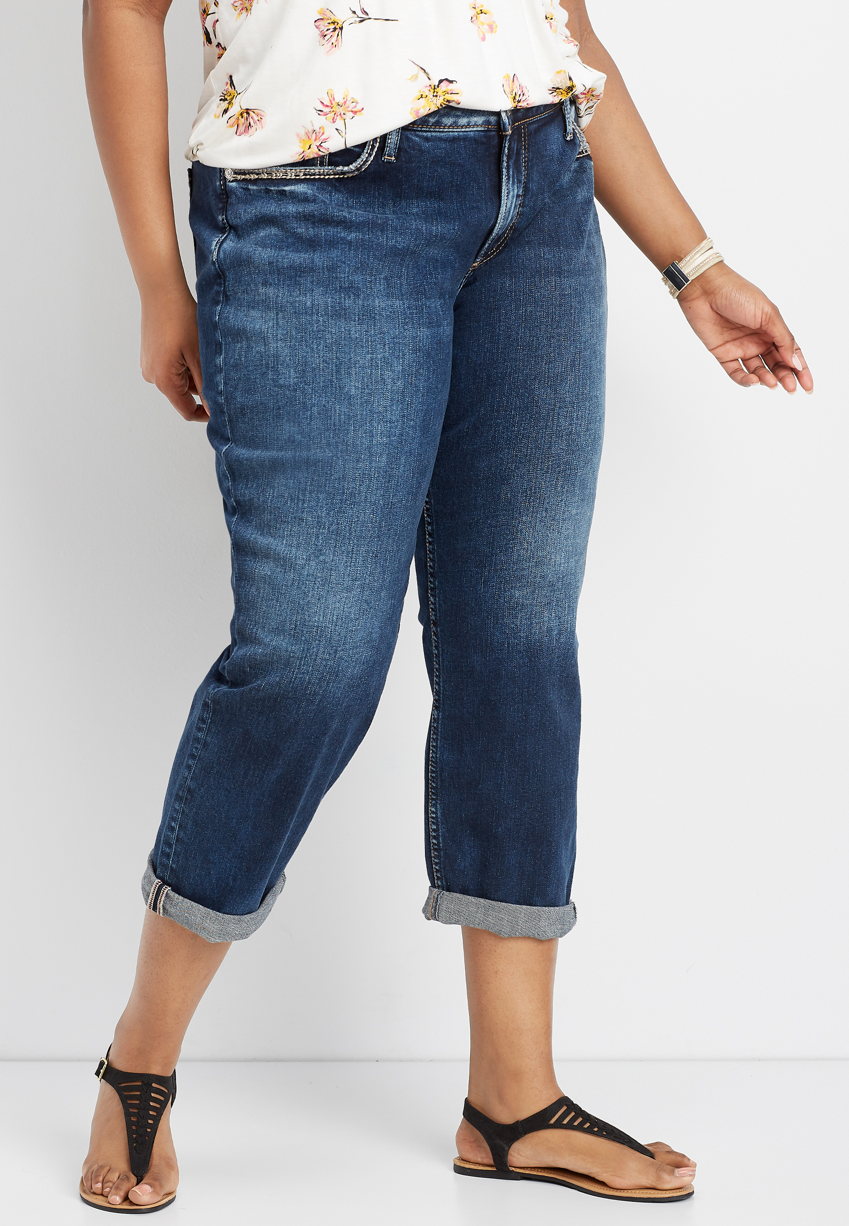 Silver sam boyfriend 2024 jeans plus size