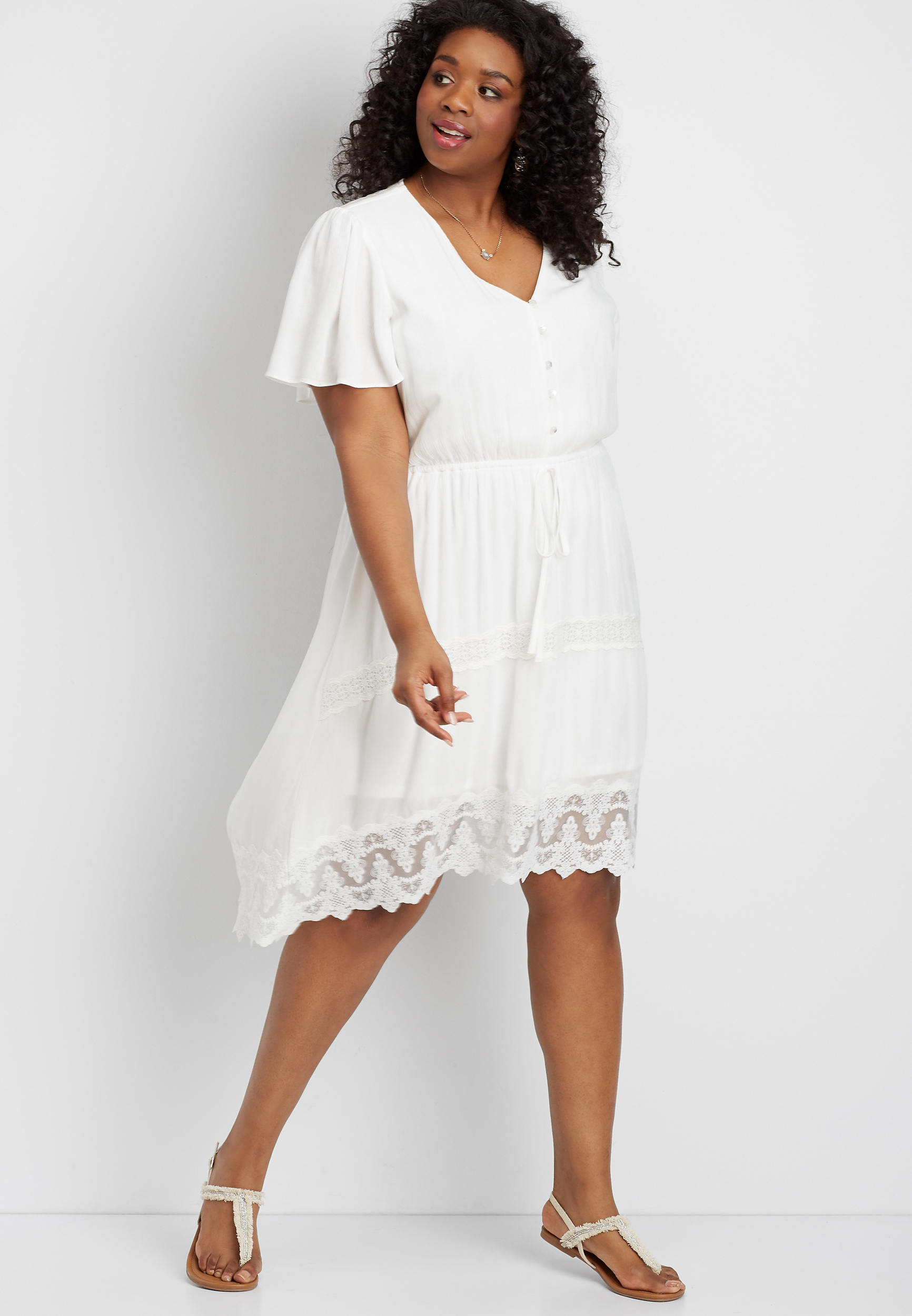 plus size prairie dress