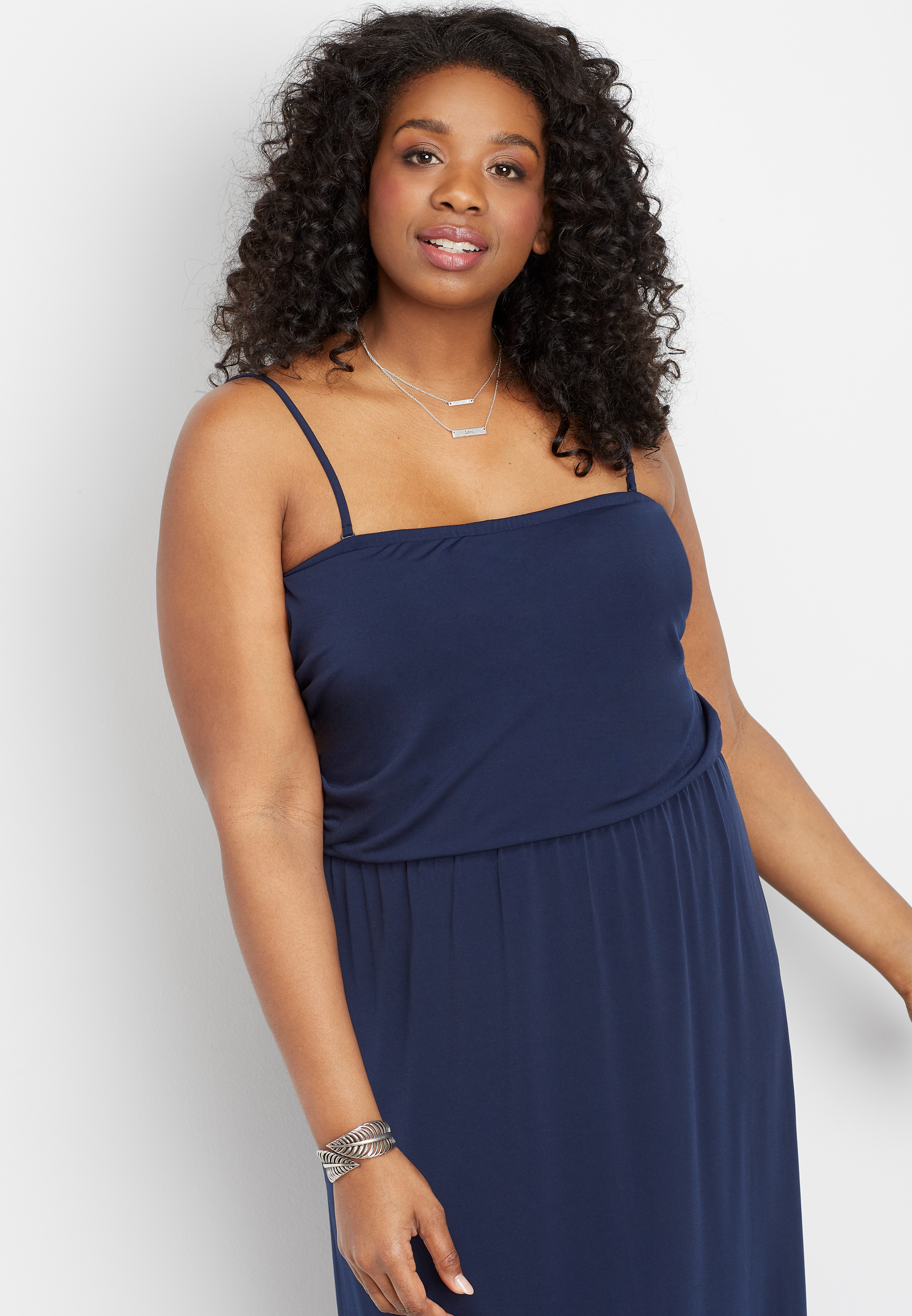 Tube top maxi dress cheap plus size