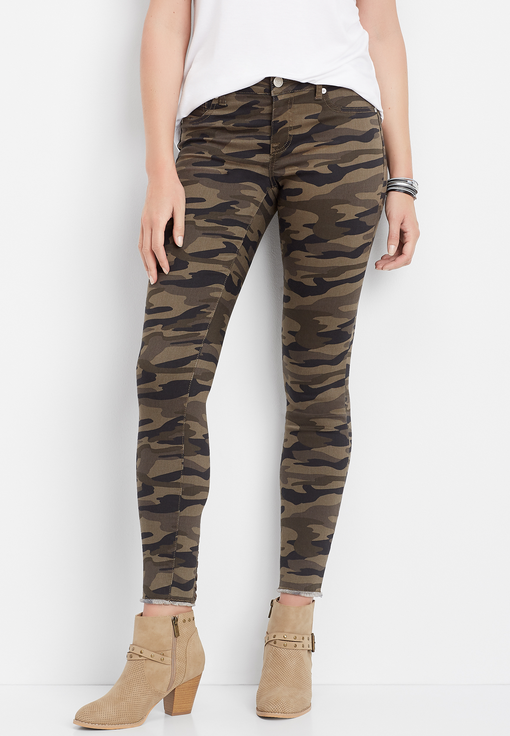 maurices camo jeggings