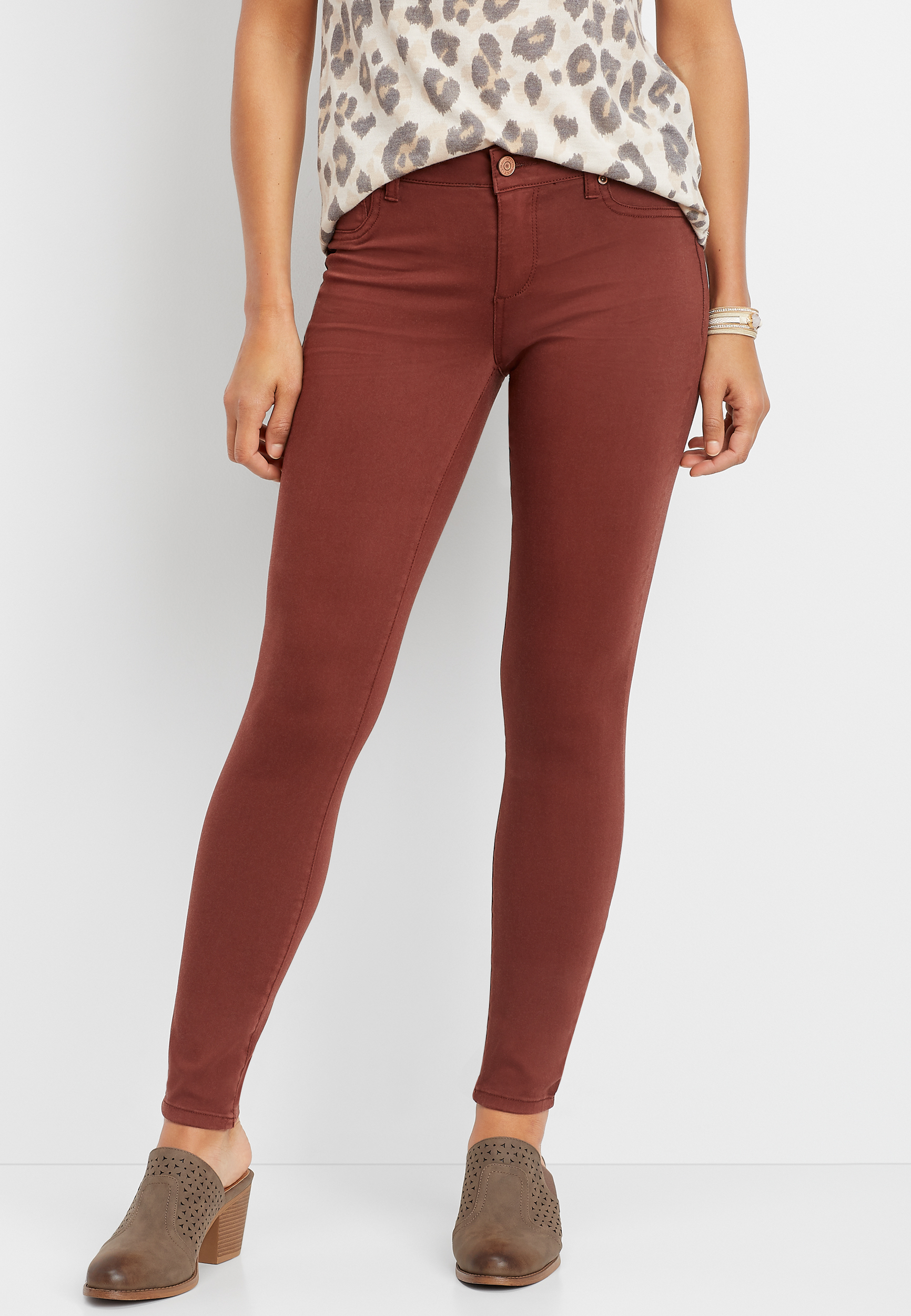 Next Jeggings Rust Size: 8