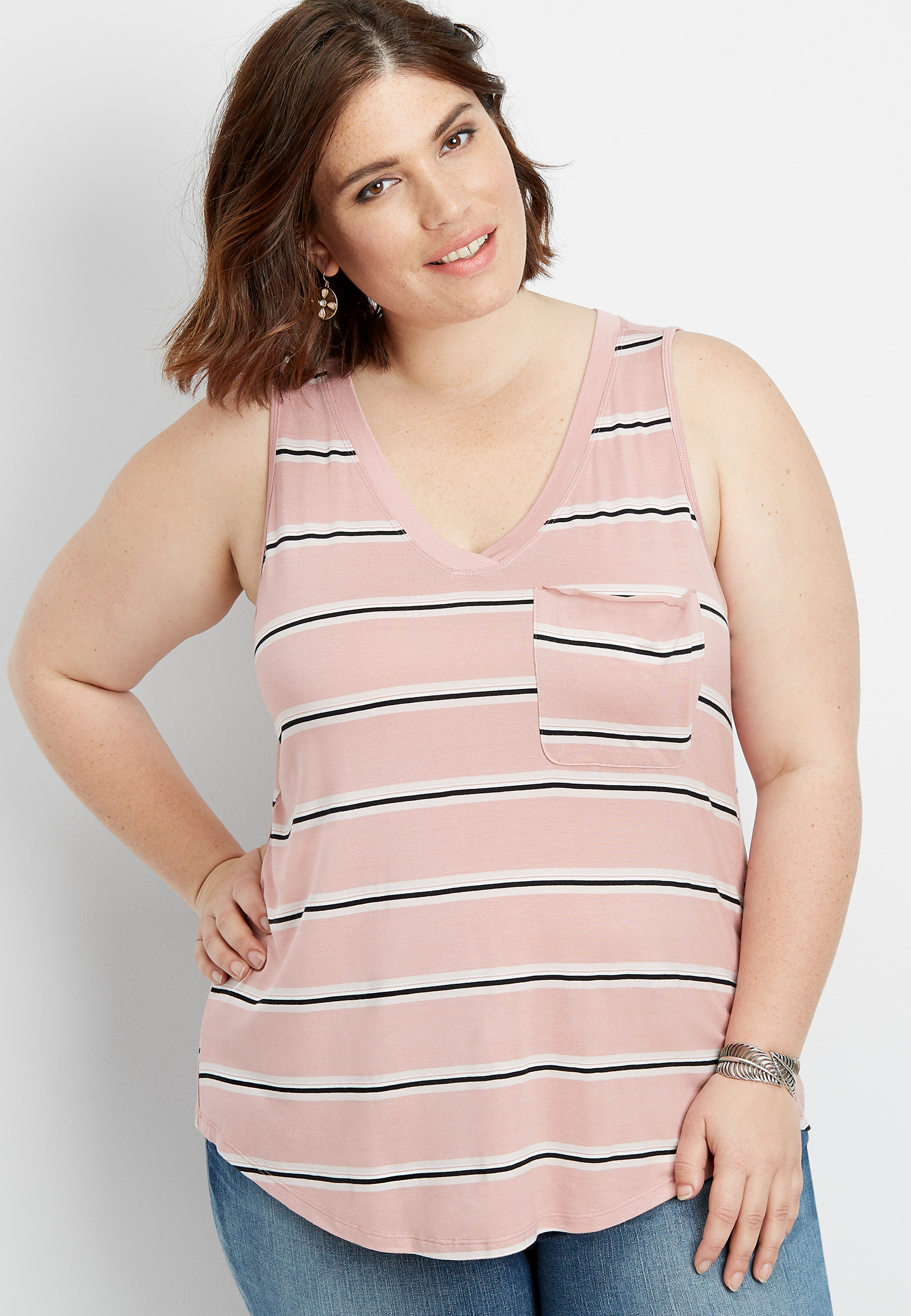 Plus Size French Friday Tank