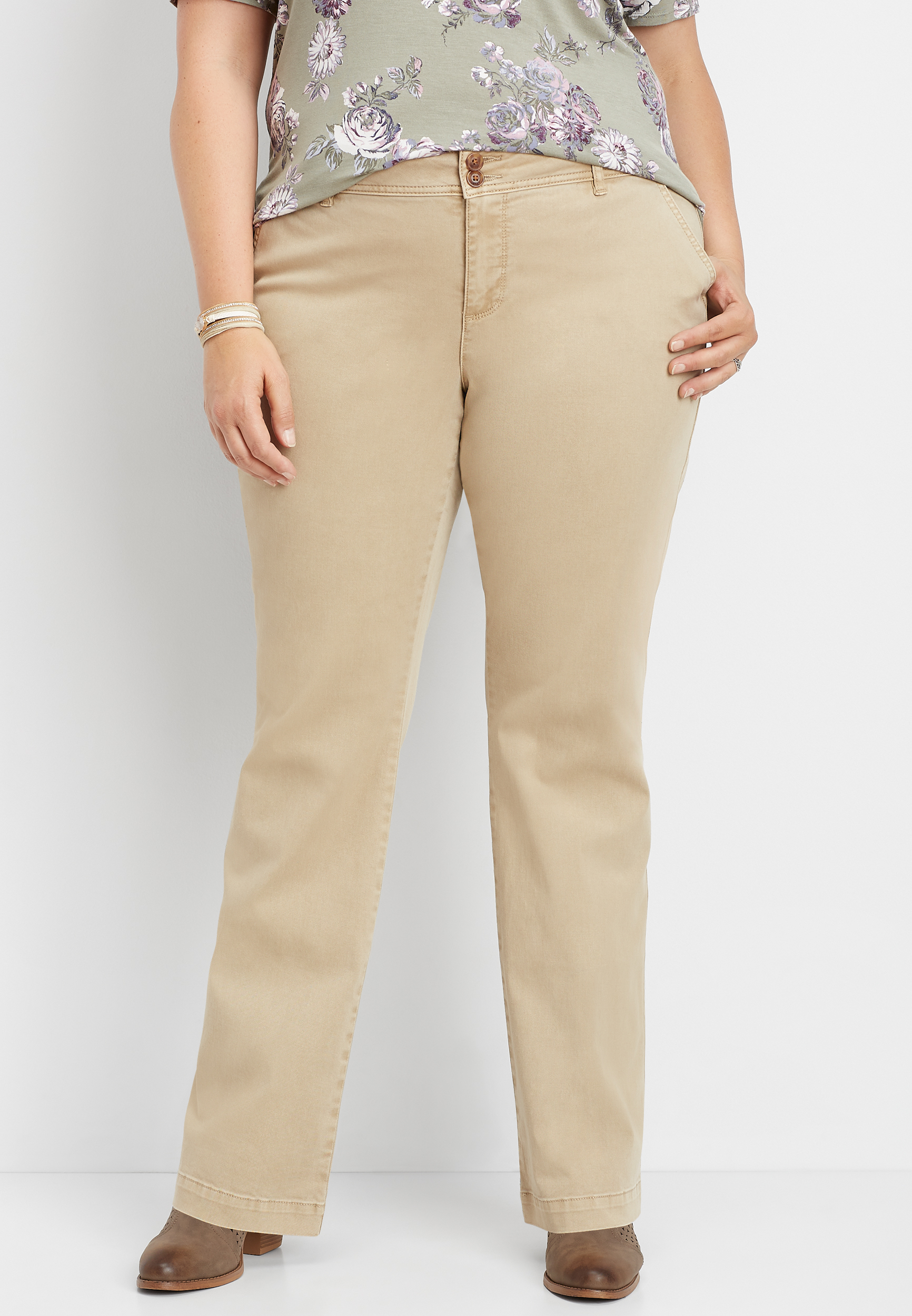 chino plus size pants