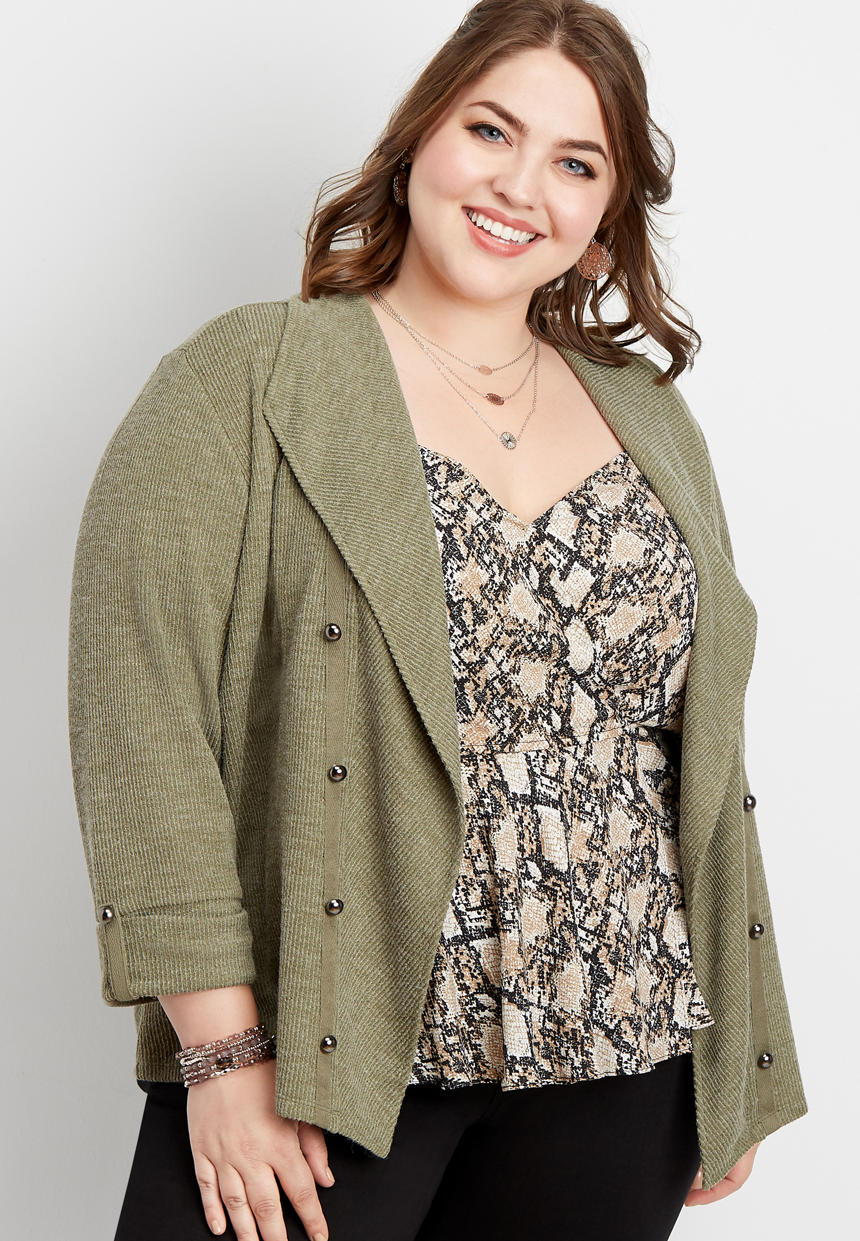 Plus size hotsell cascade cardigan