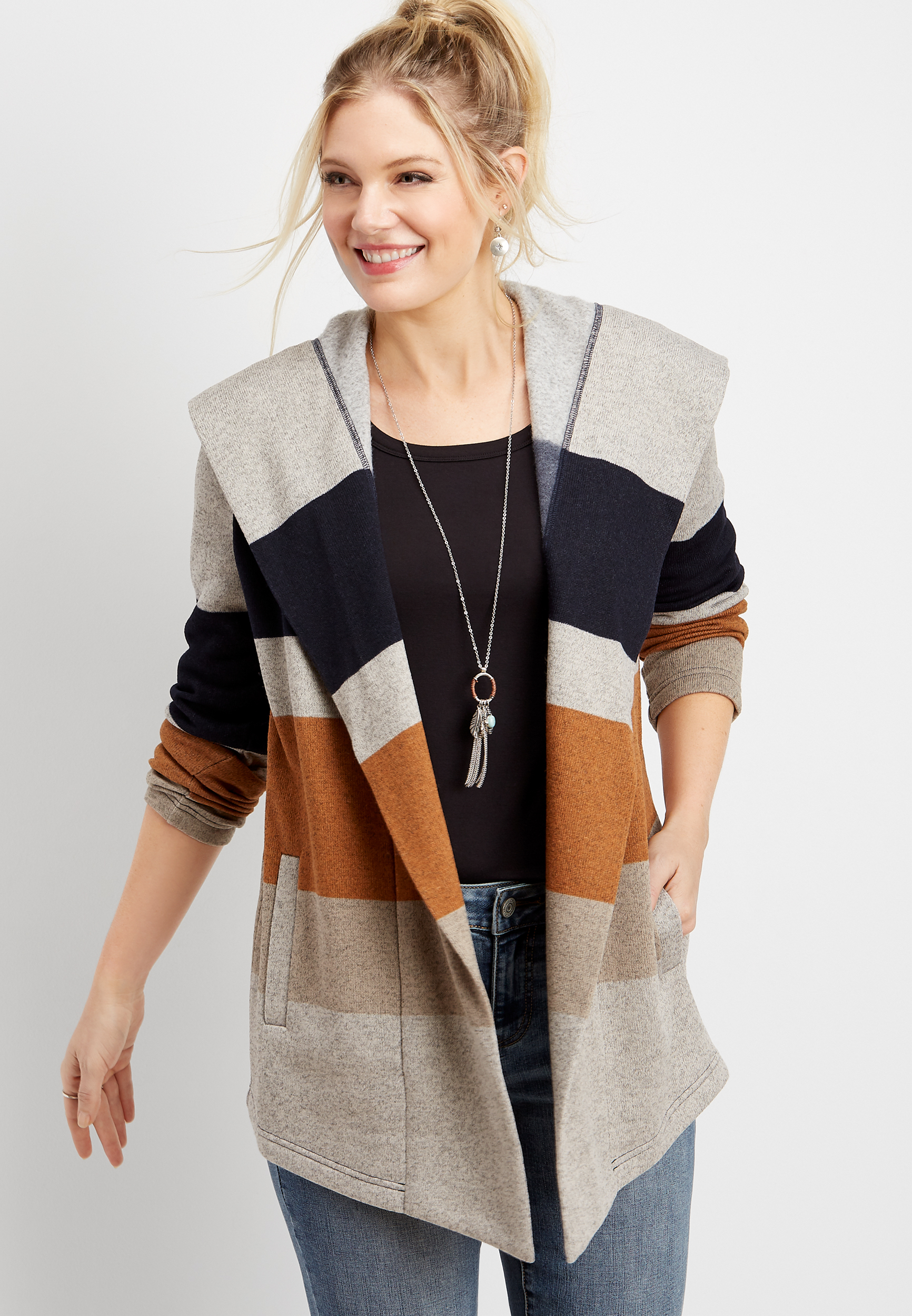 fleece coatigan