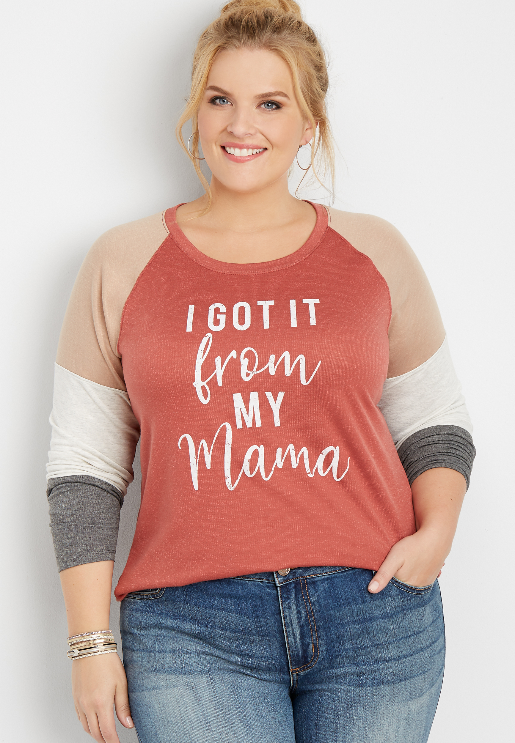 plus size I got it from my graphic pullover | maurices