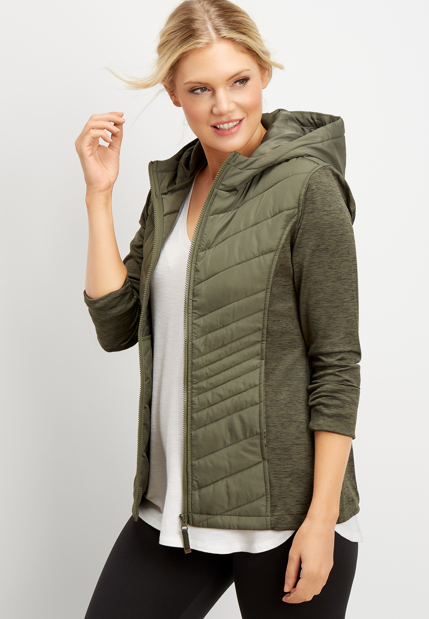 Maurices long puffer outlet vest