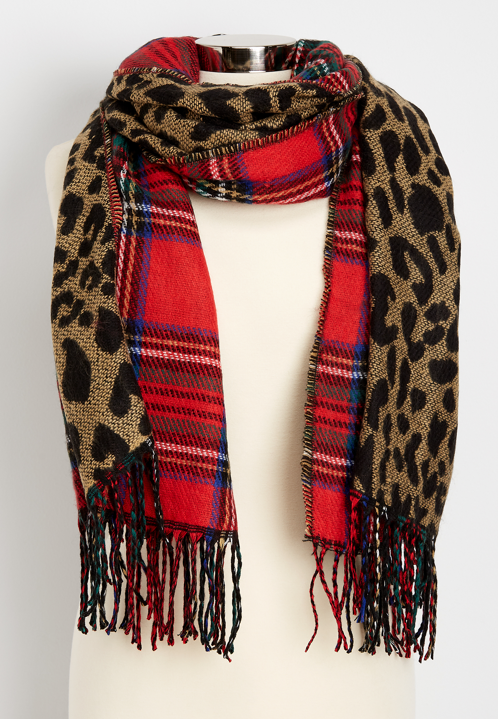 cheetah blanket scarf