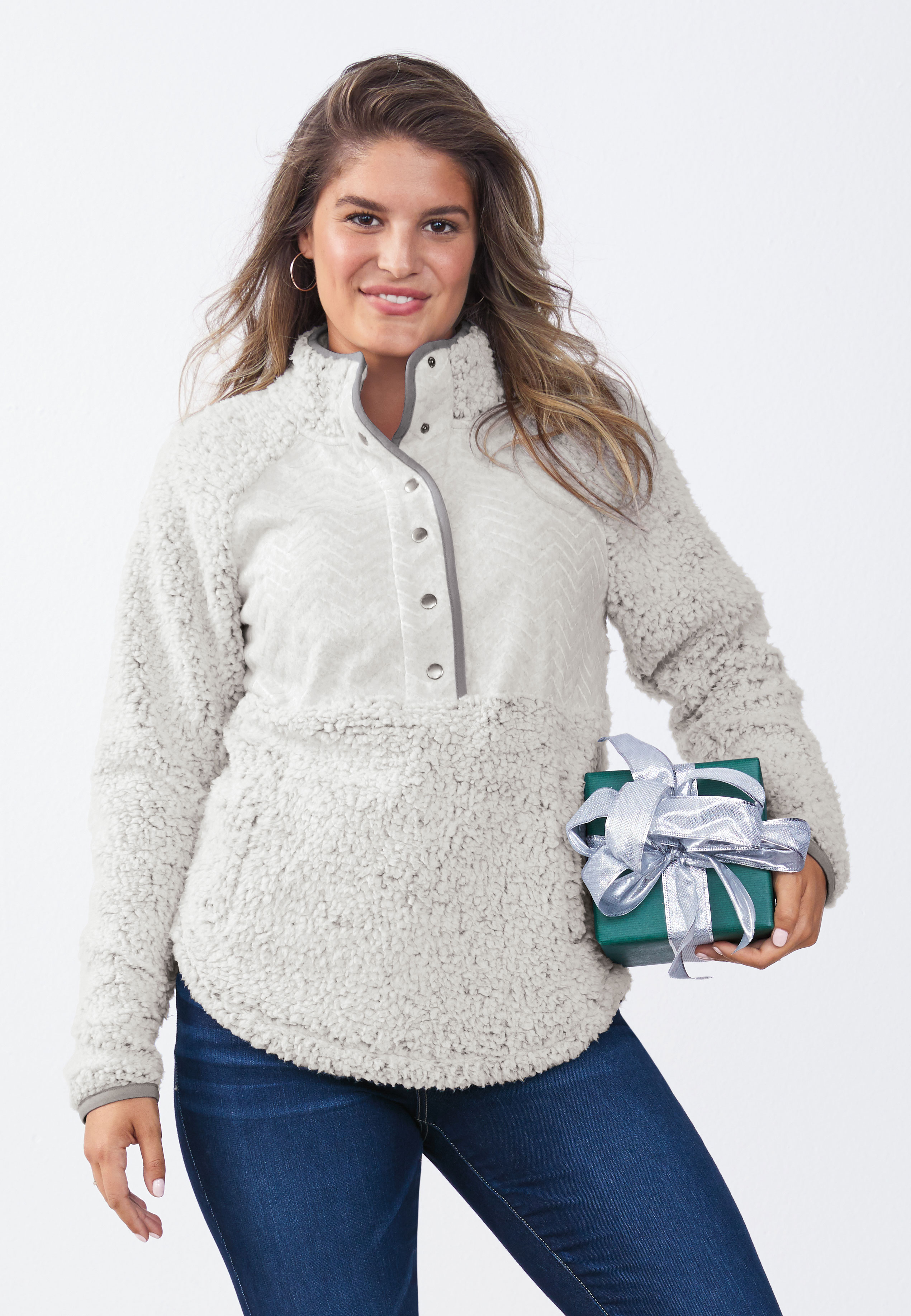 most popular sherpa pullover