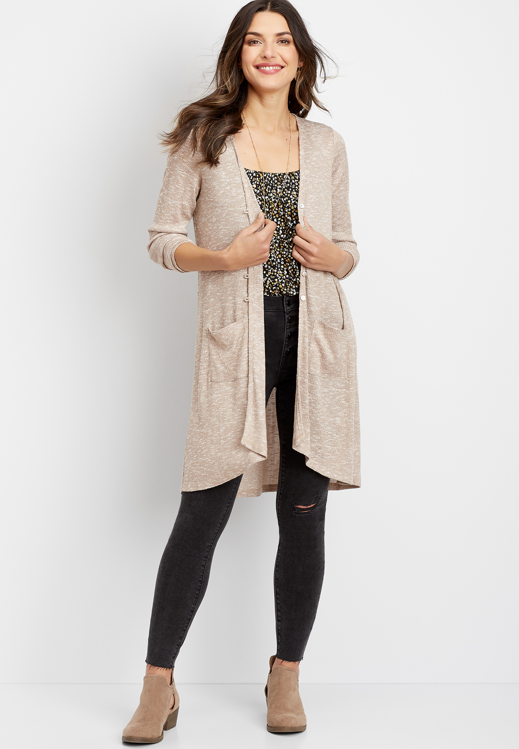 Maurices deals long cardigan