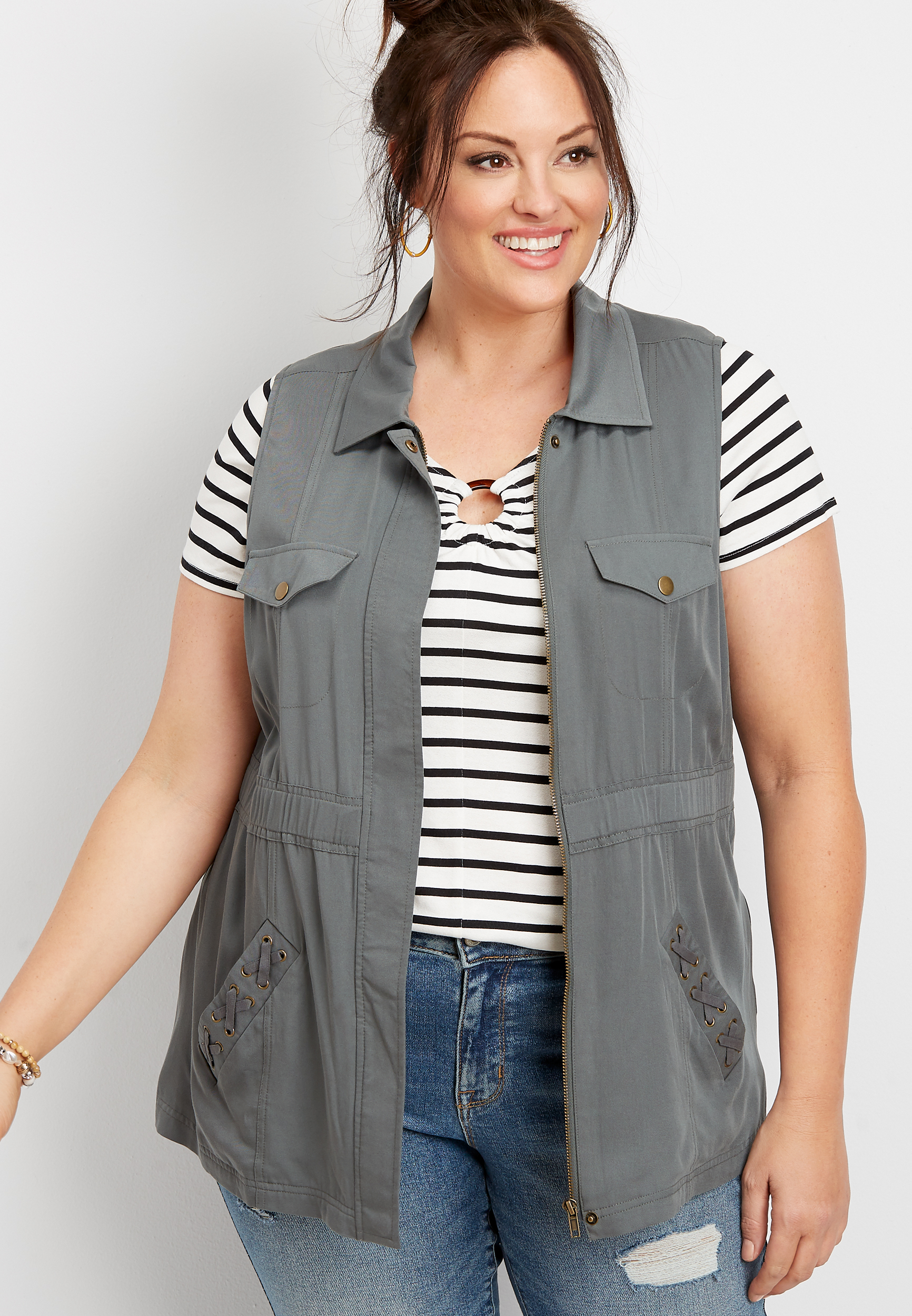 Maurices vest clearance