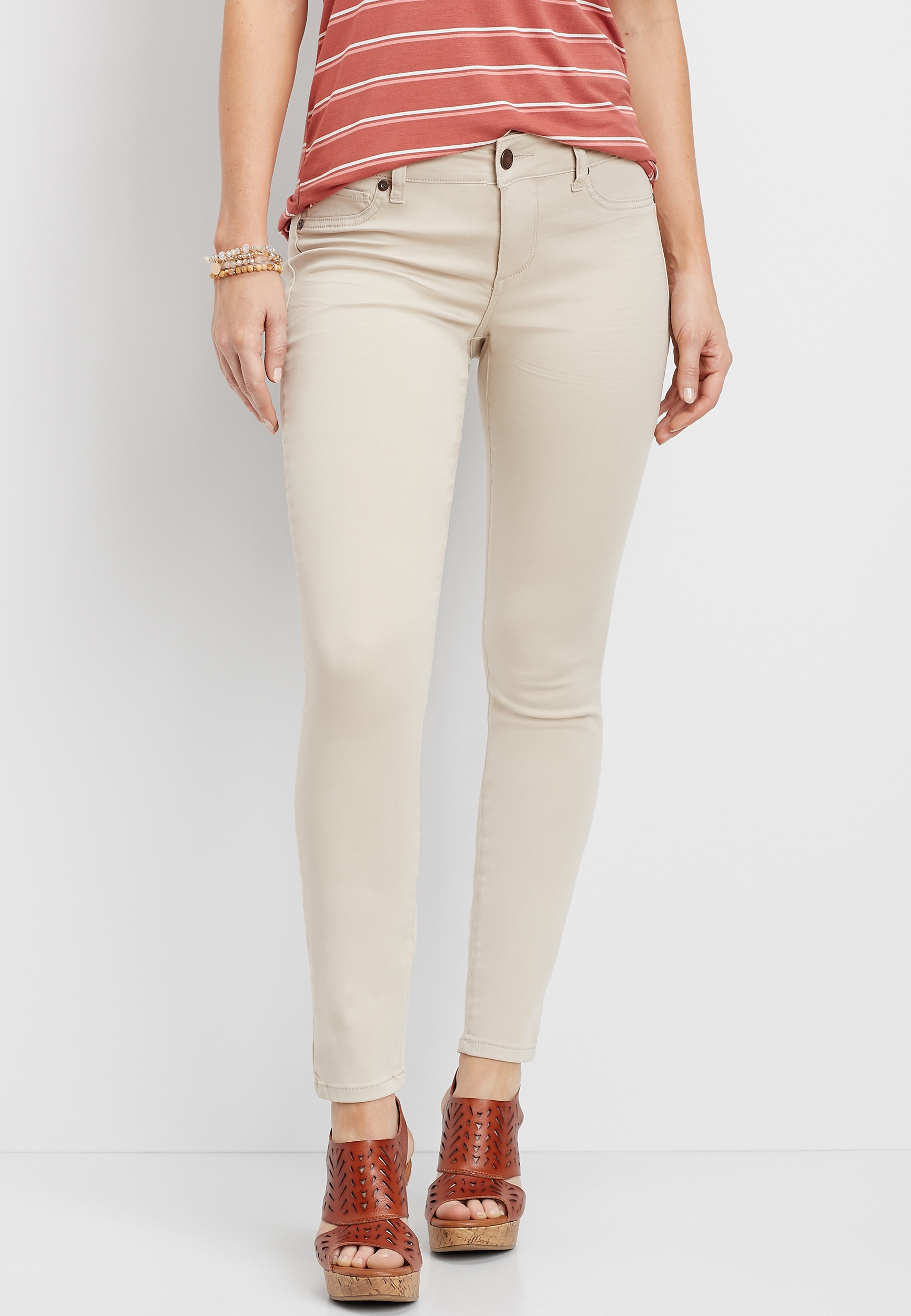 Khaki Color Jegging Made With REPREVE®