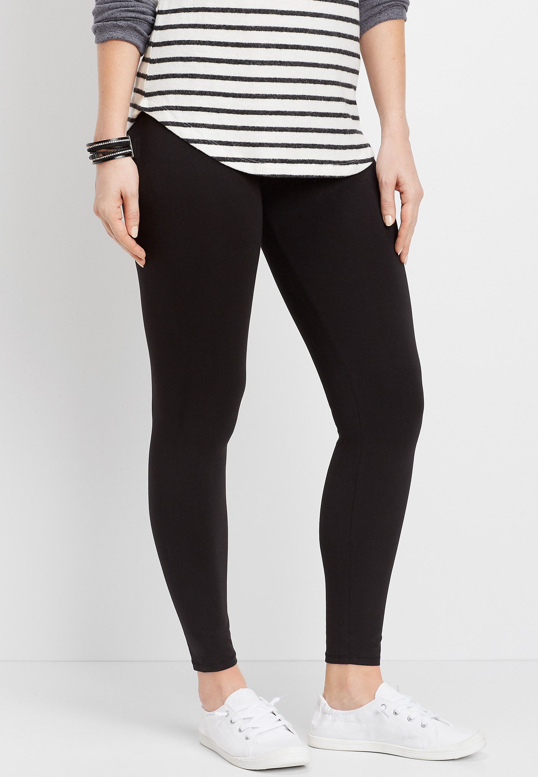 solid cotton stretch legging maurices