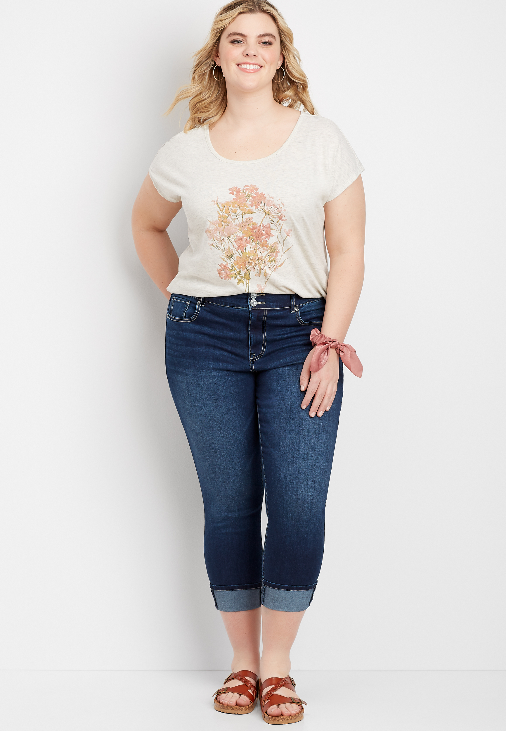 tan jeggings plus size