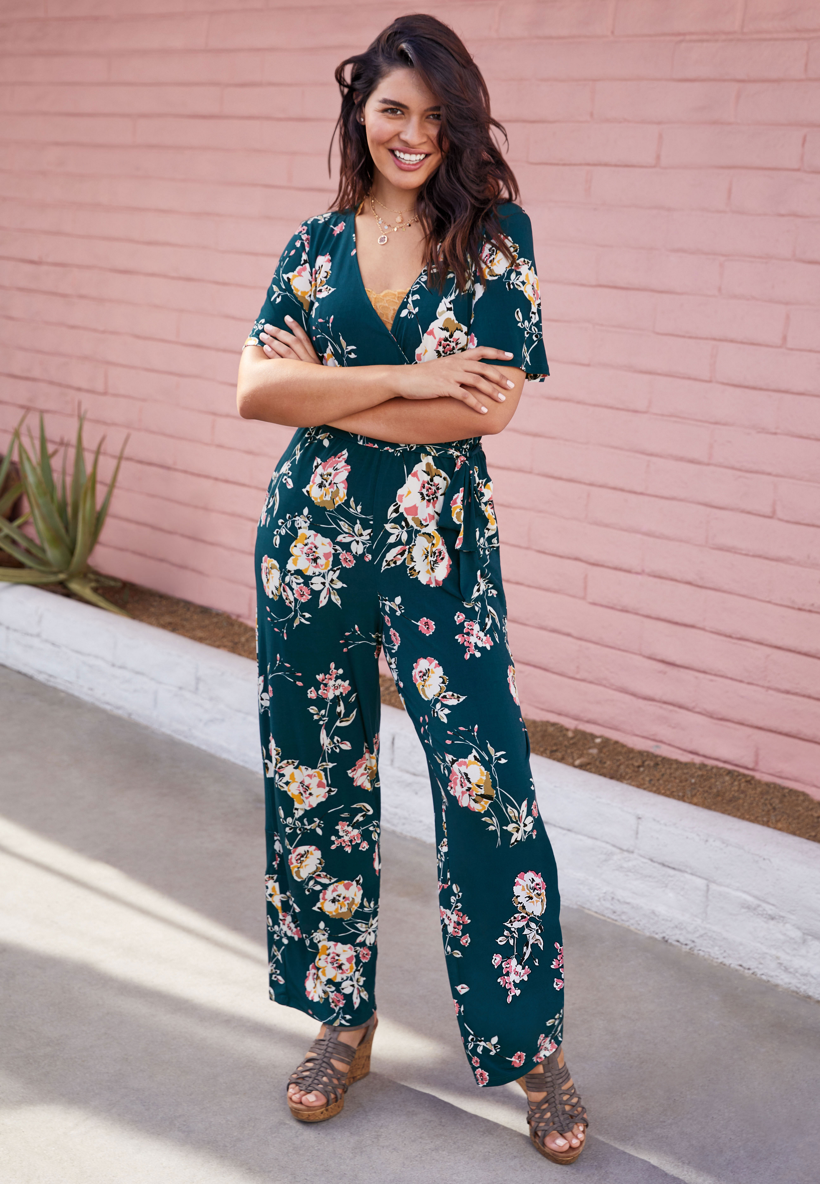 long floral jumpsuit