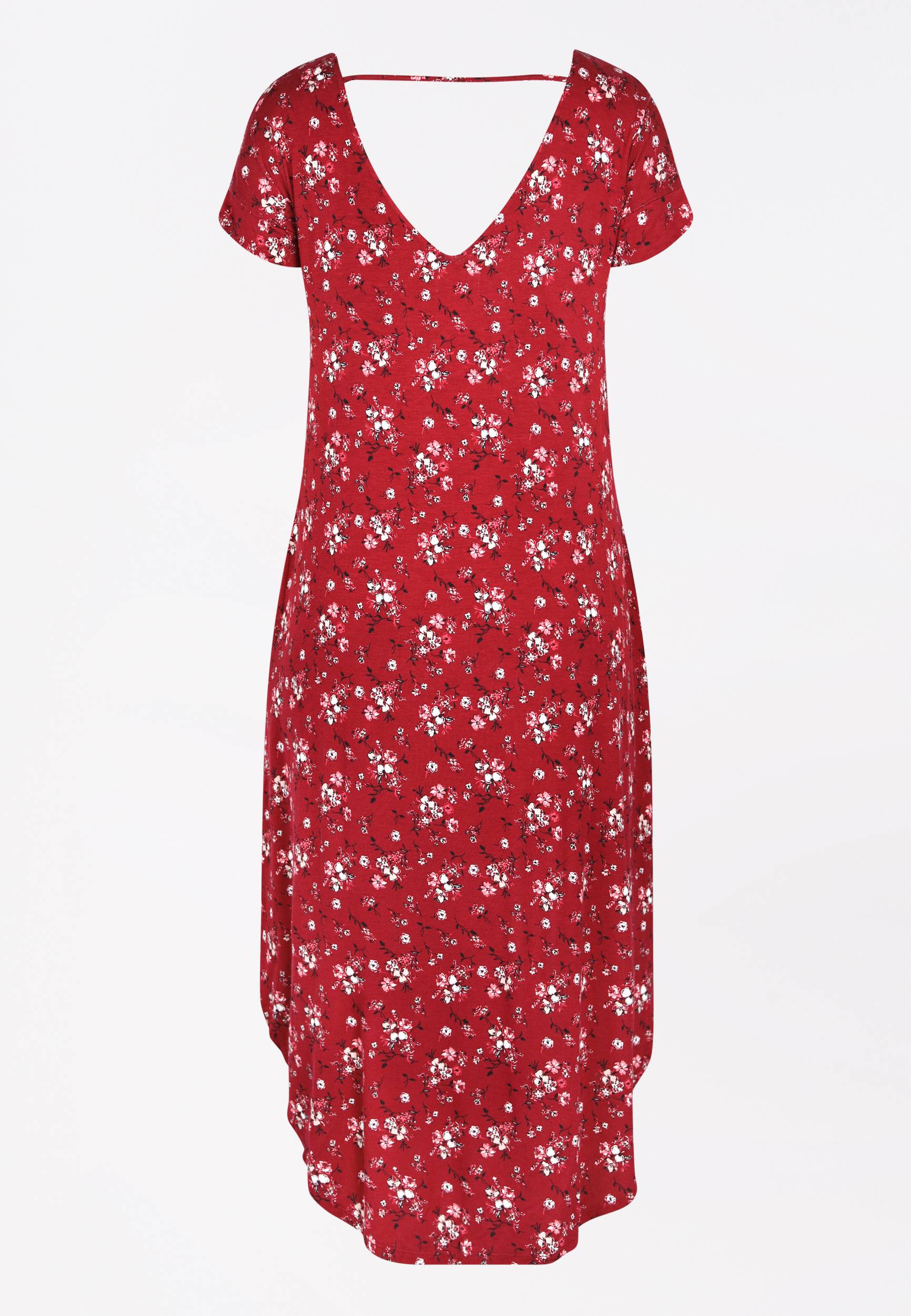 peruzzi red layered dress