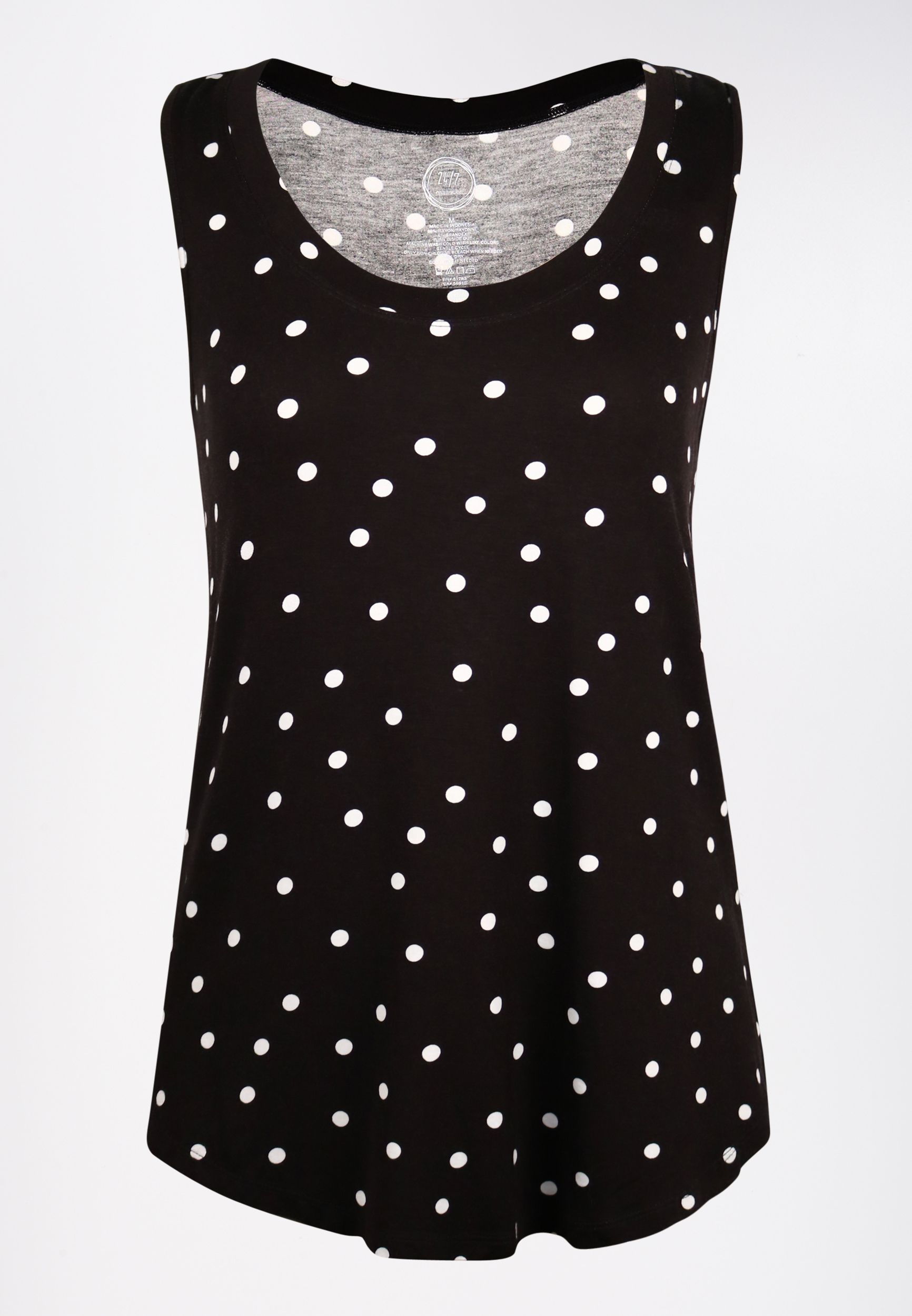 Maurice Asymmetrical Polka Dot Top