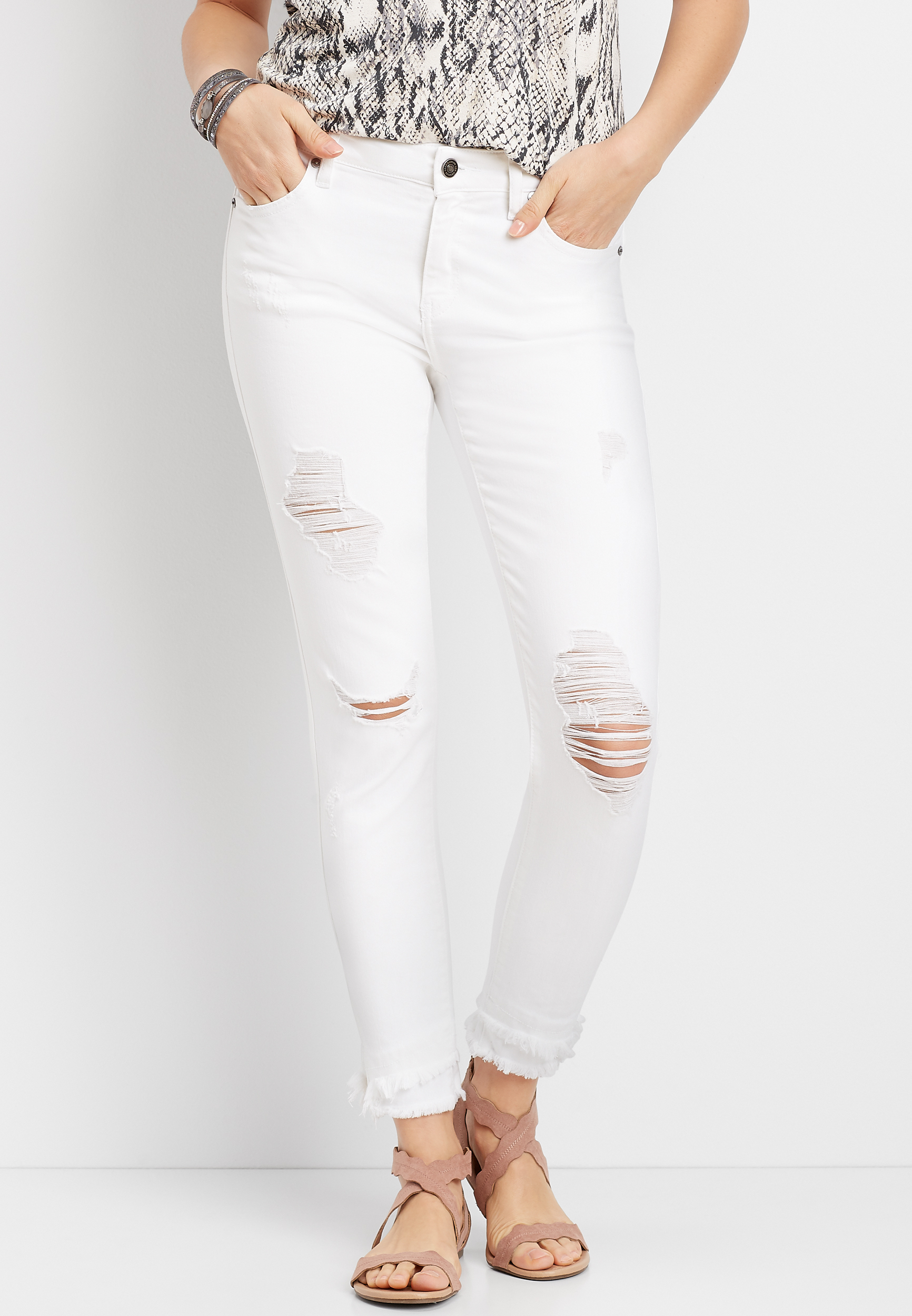 Kancan sales white jeans