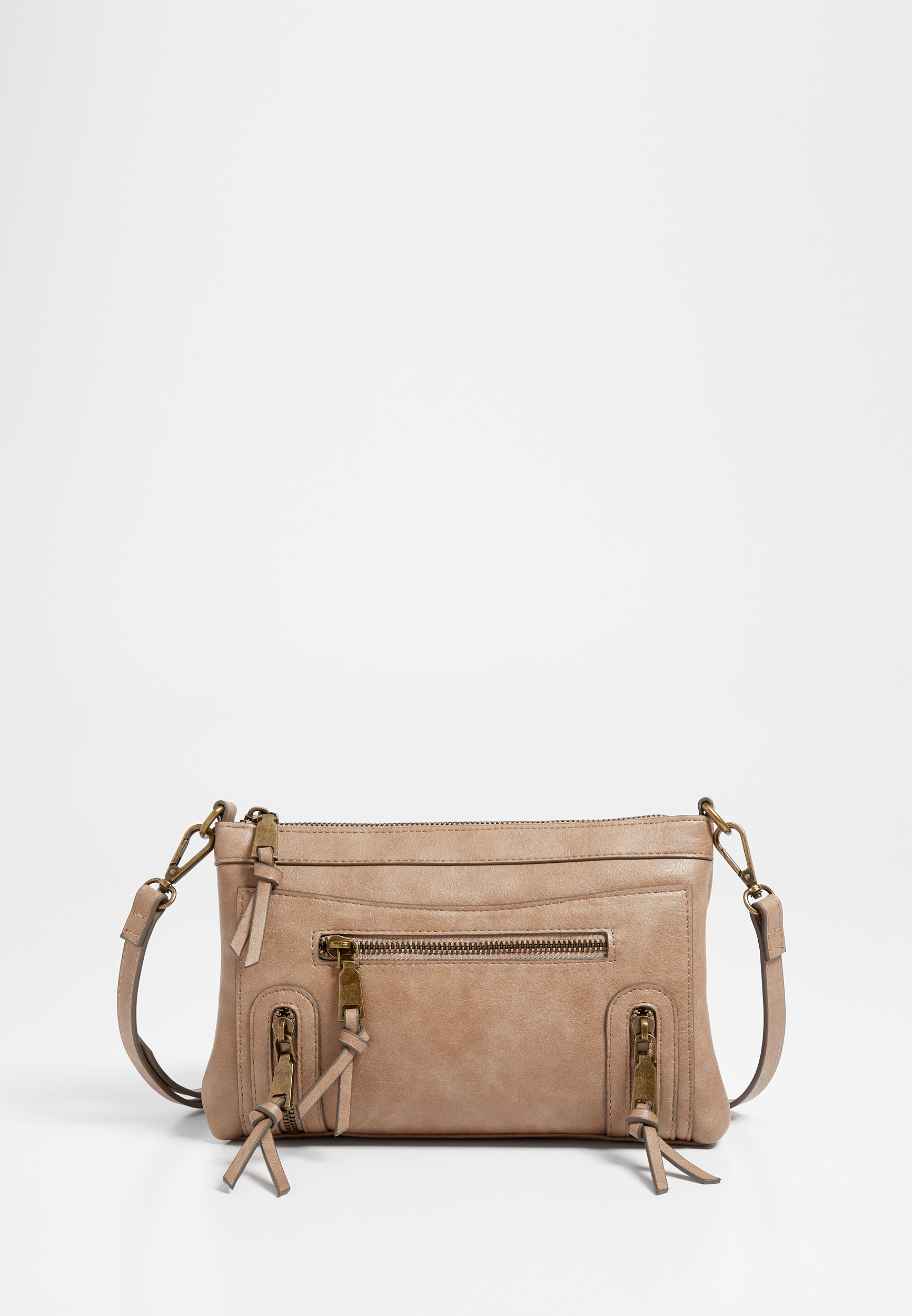 taupe crossbody bag