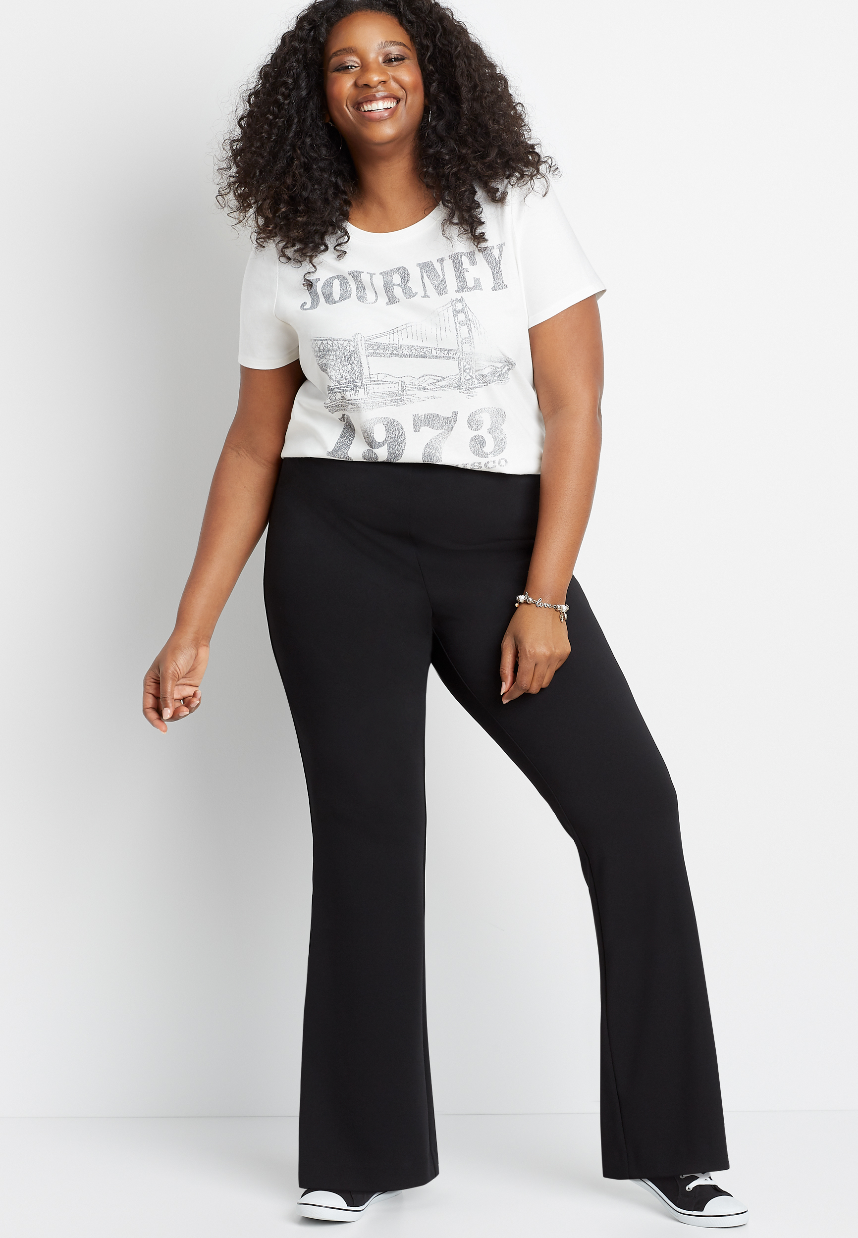 plus size high waisted pants