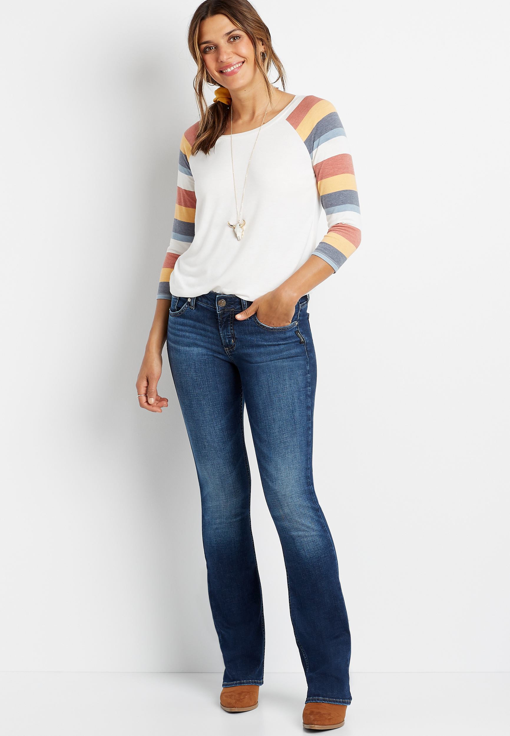 maurices silver jeans