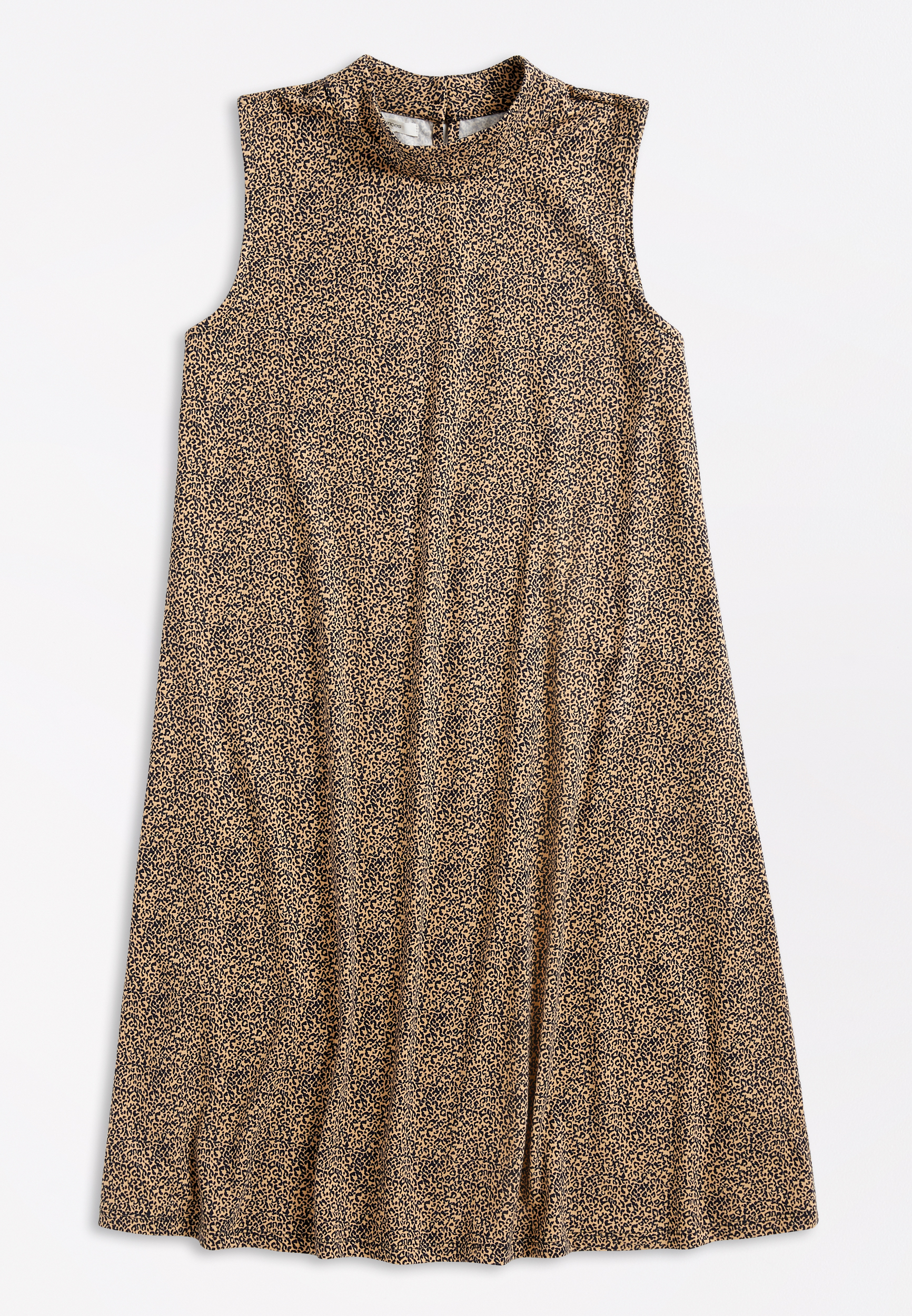 leopard print shift dress