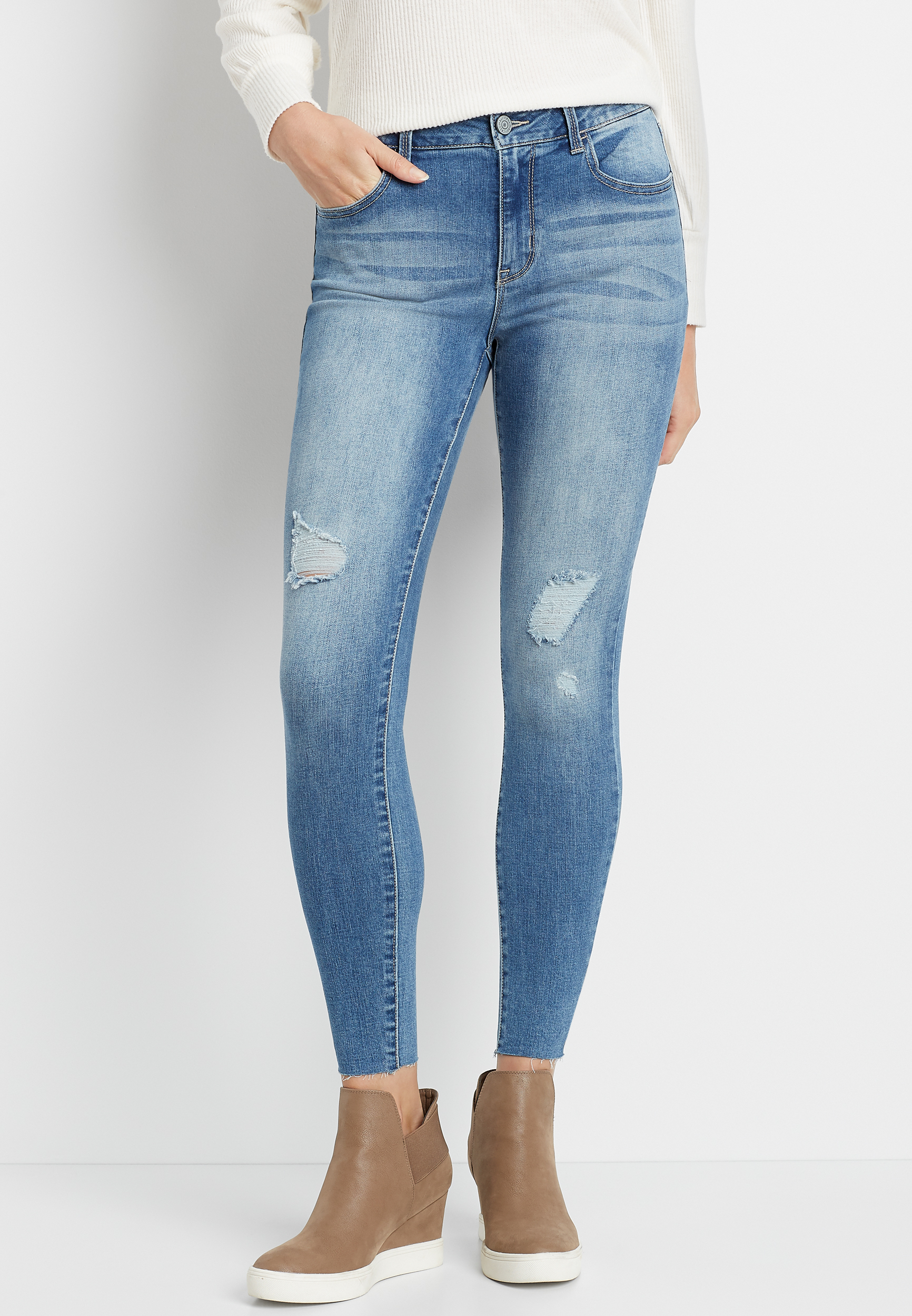 maurices denim flex jeggings