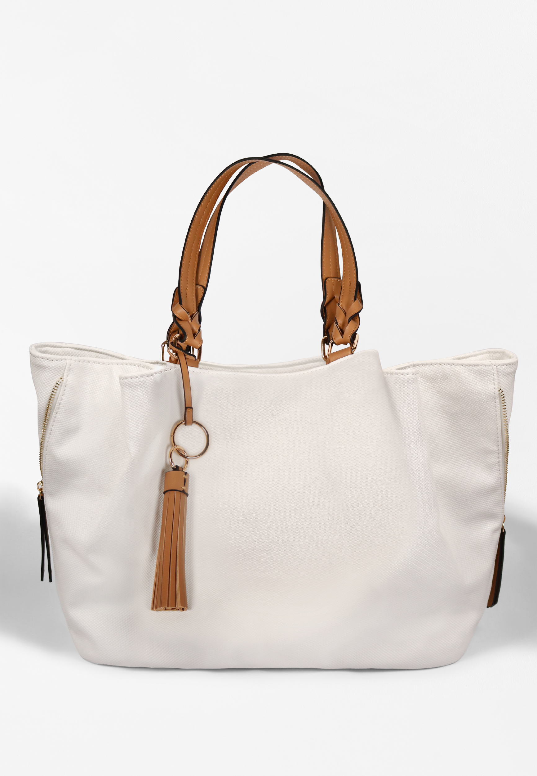 cream canvas bag