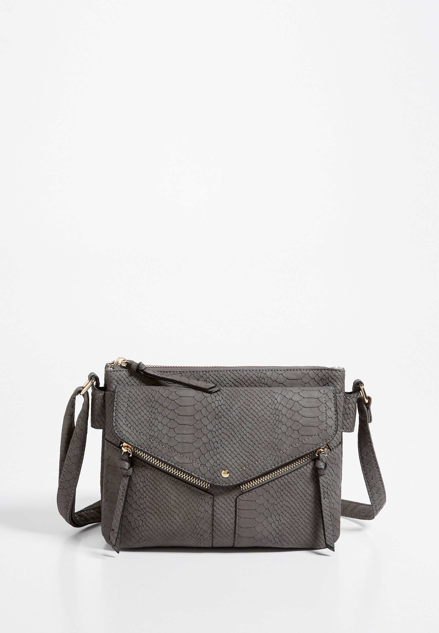 snakeskin messenger bag