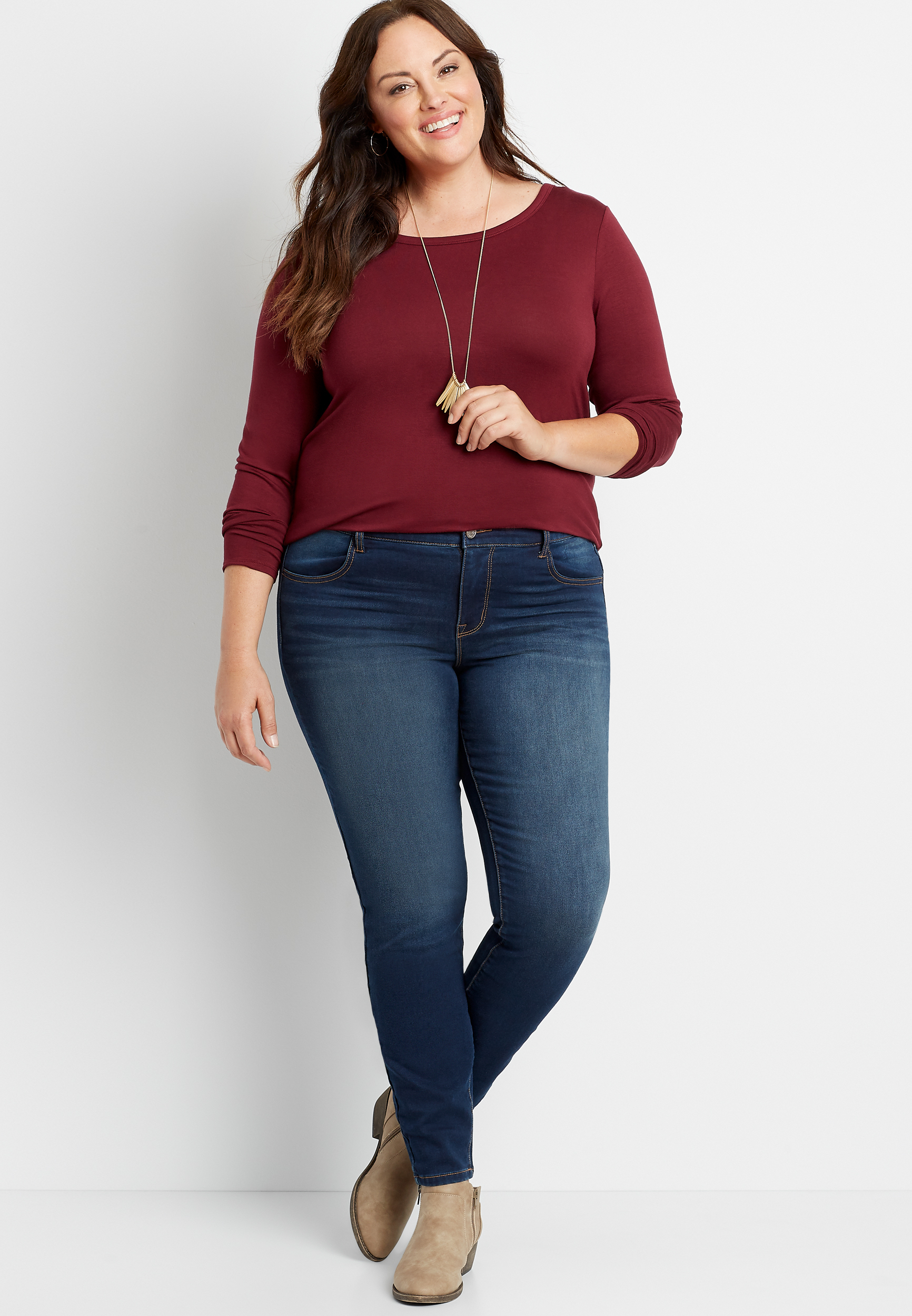 Maurices jeggings plus sale