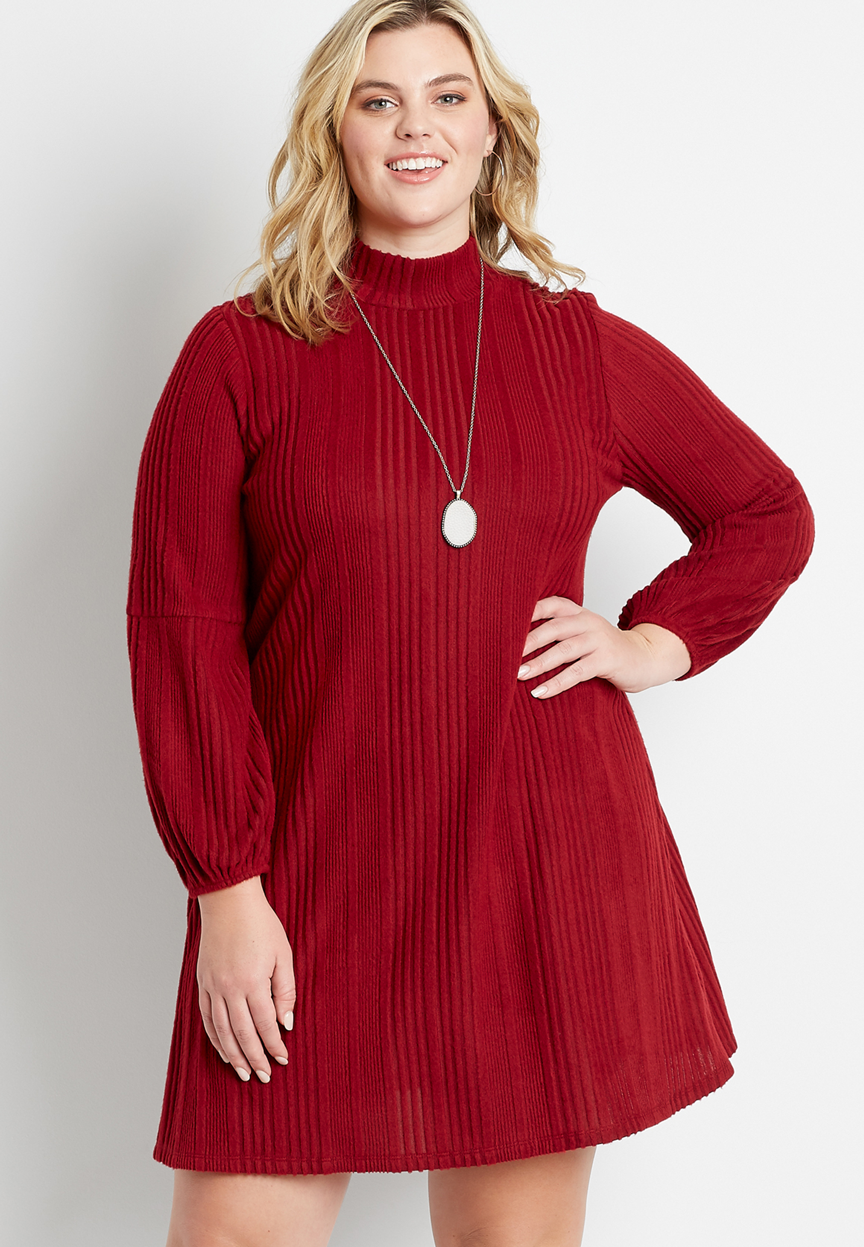 red plus size clothes