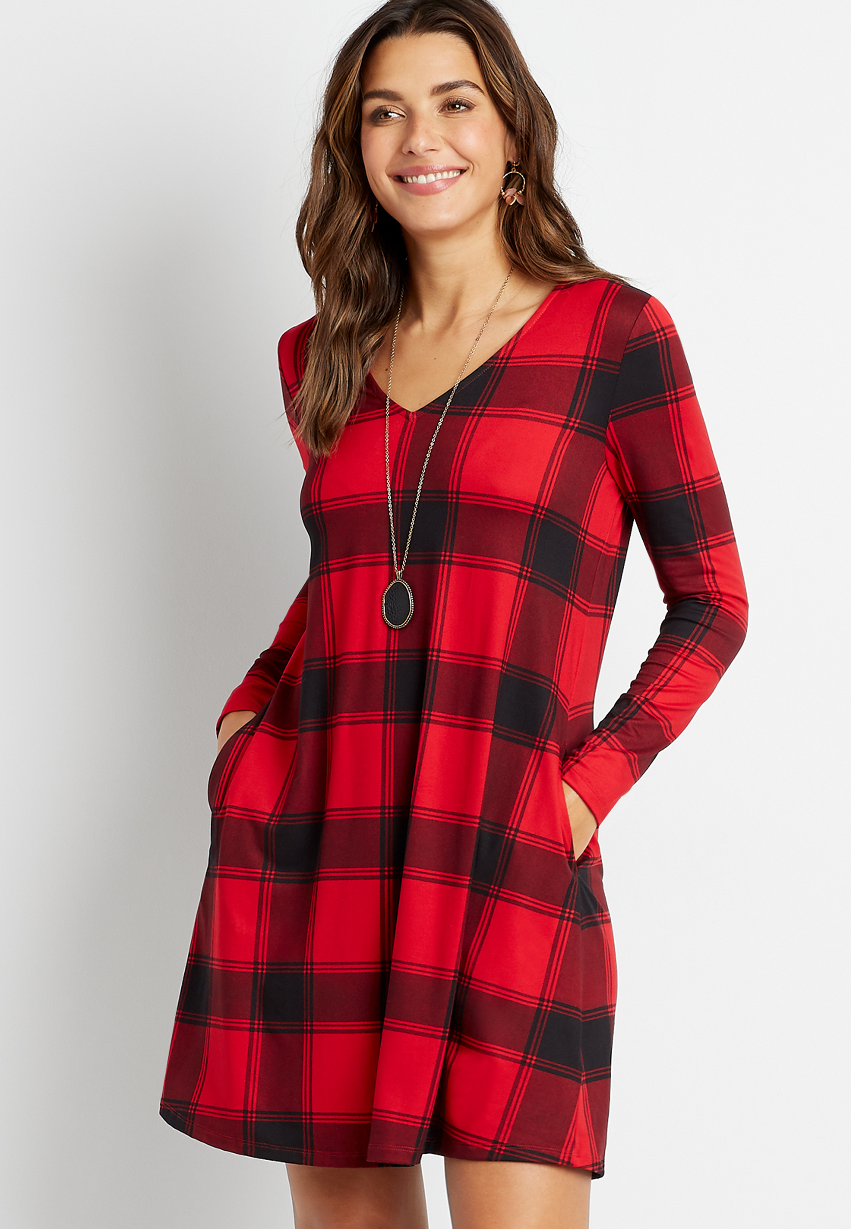 Maurices buffalo plaid dress best sale