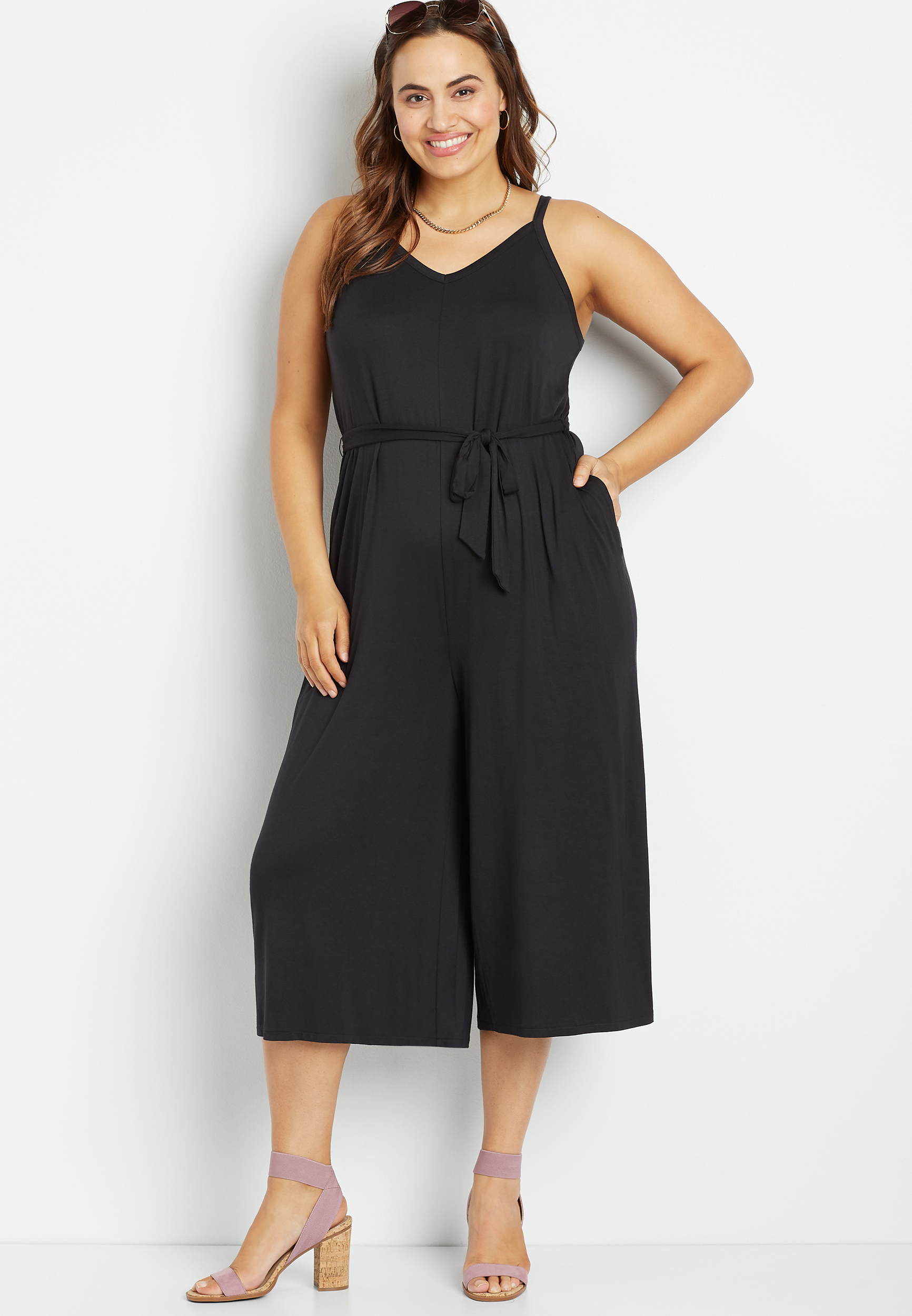 Maurices black hot sale jumpsuit