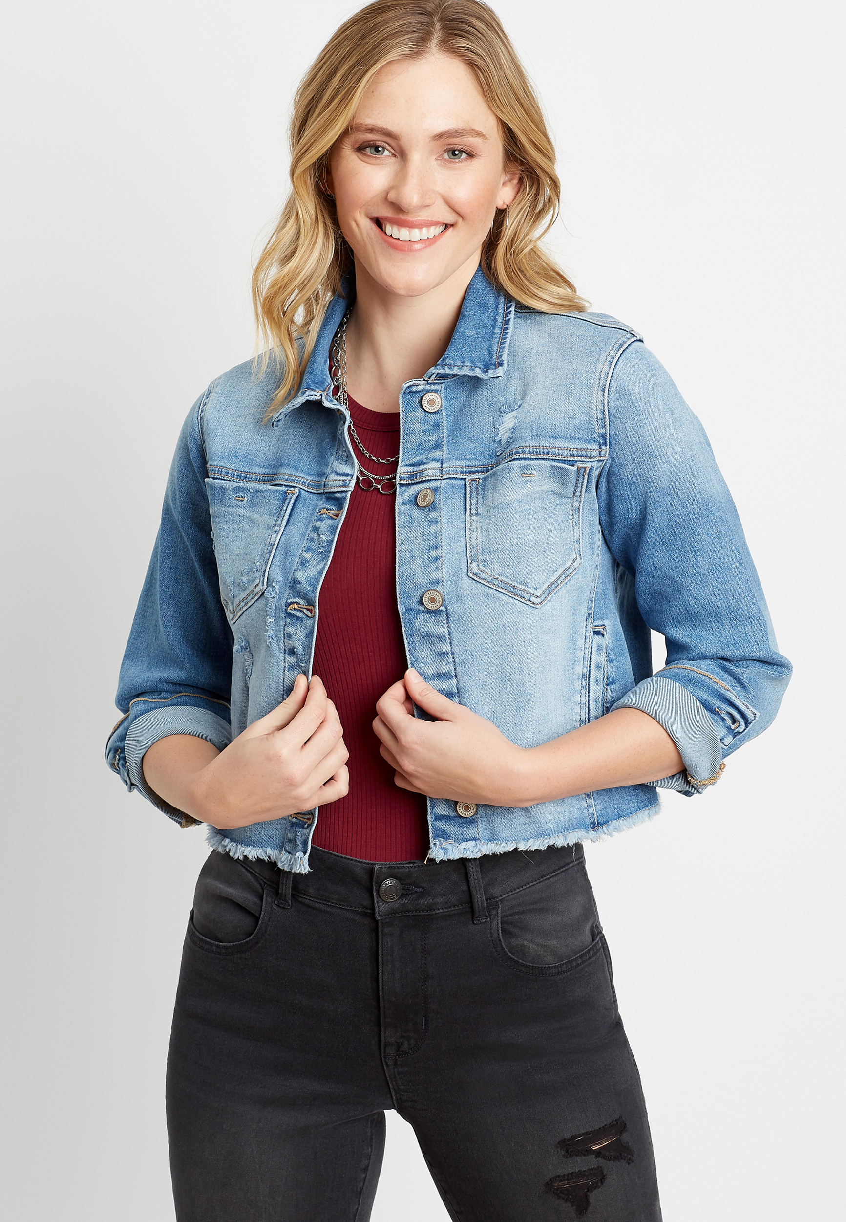 Maurices clearance jean jacket