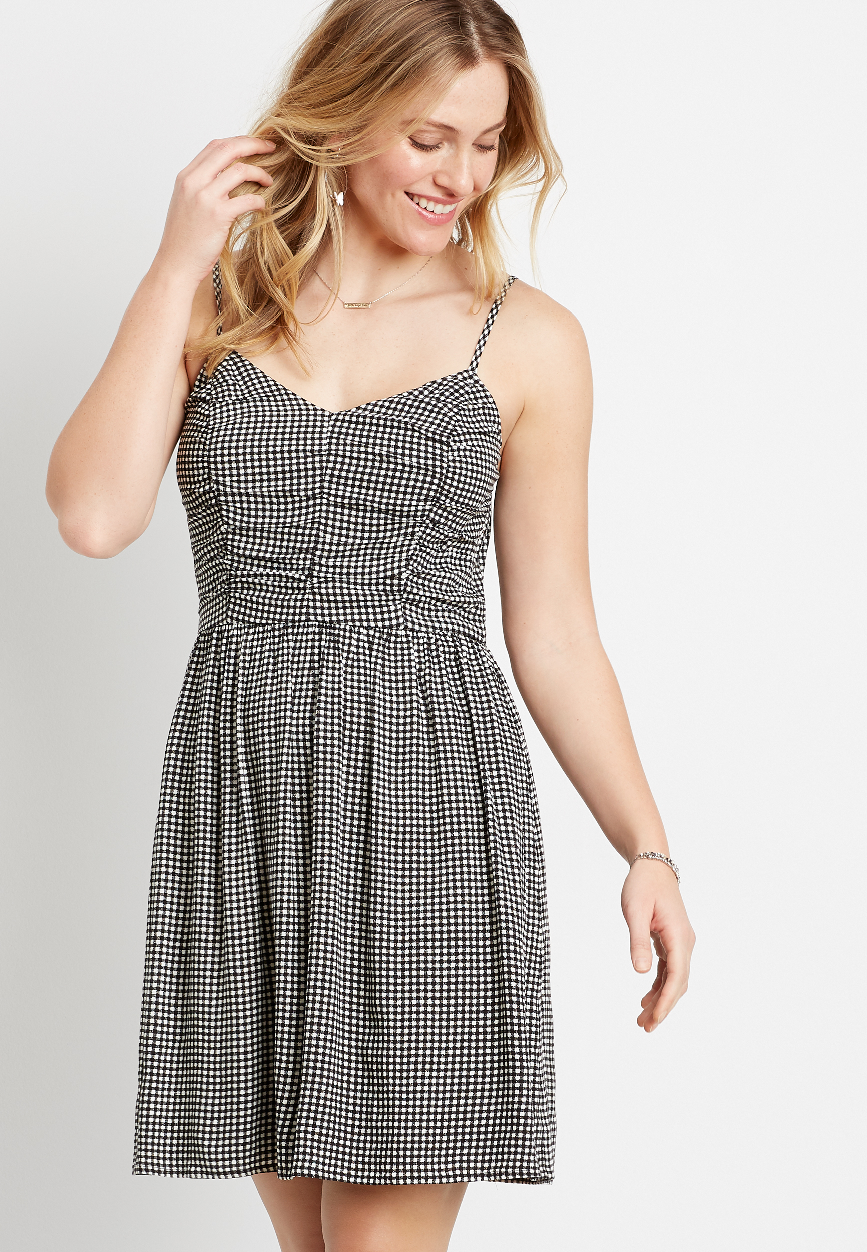 ruched top sundress