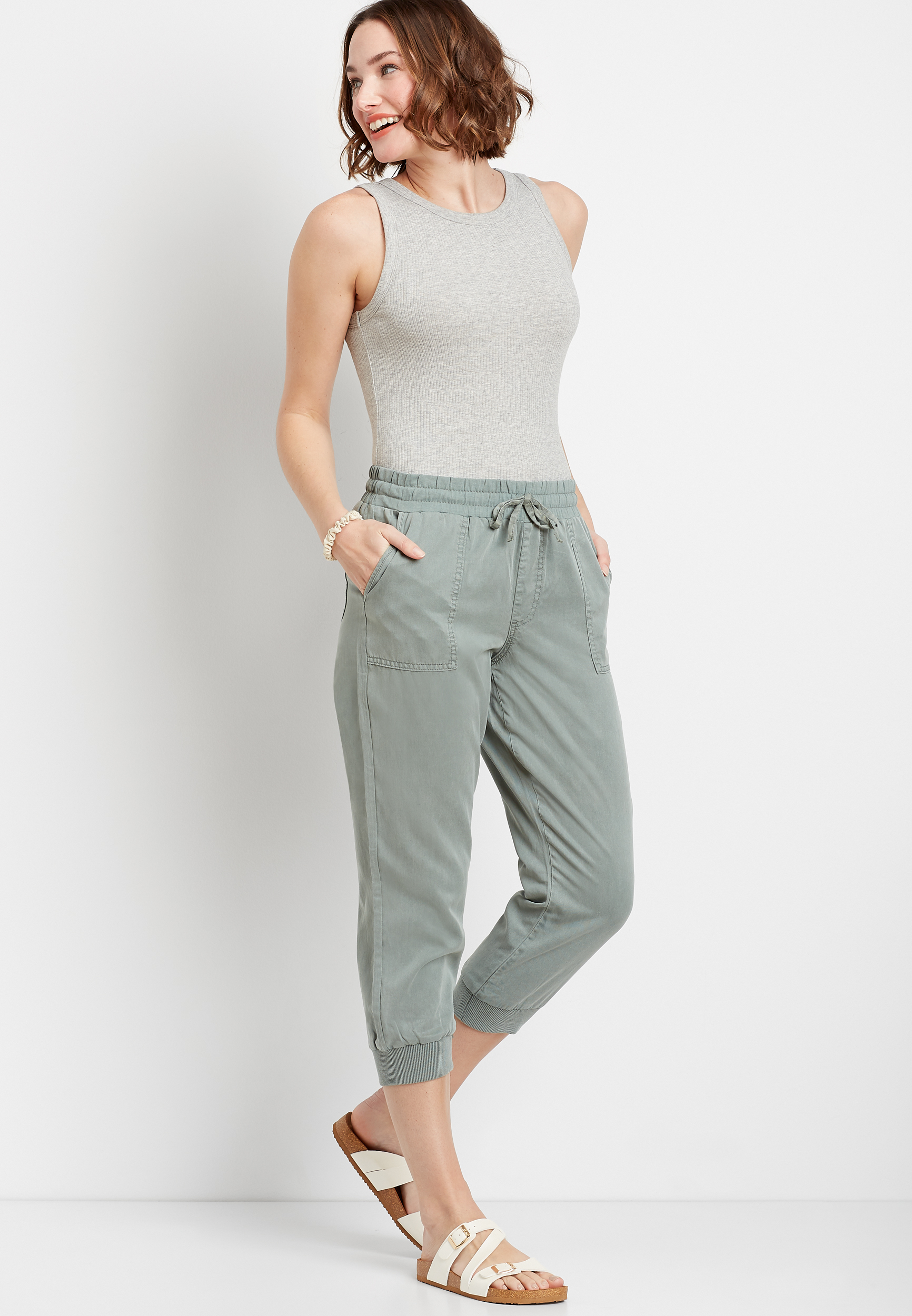 Maurices hot sale crop pants