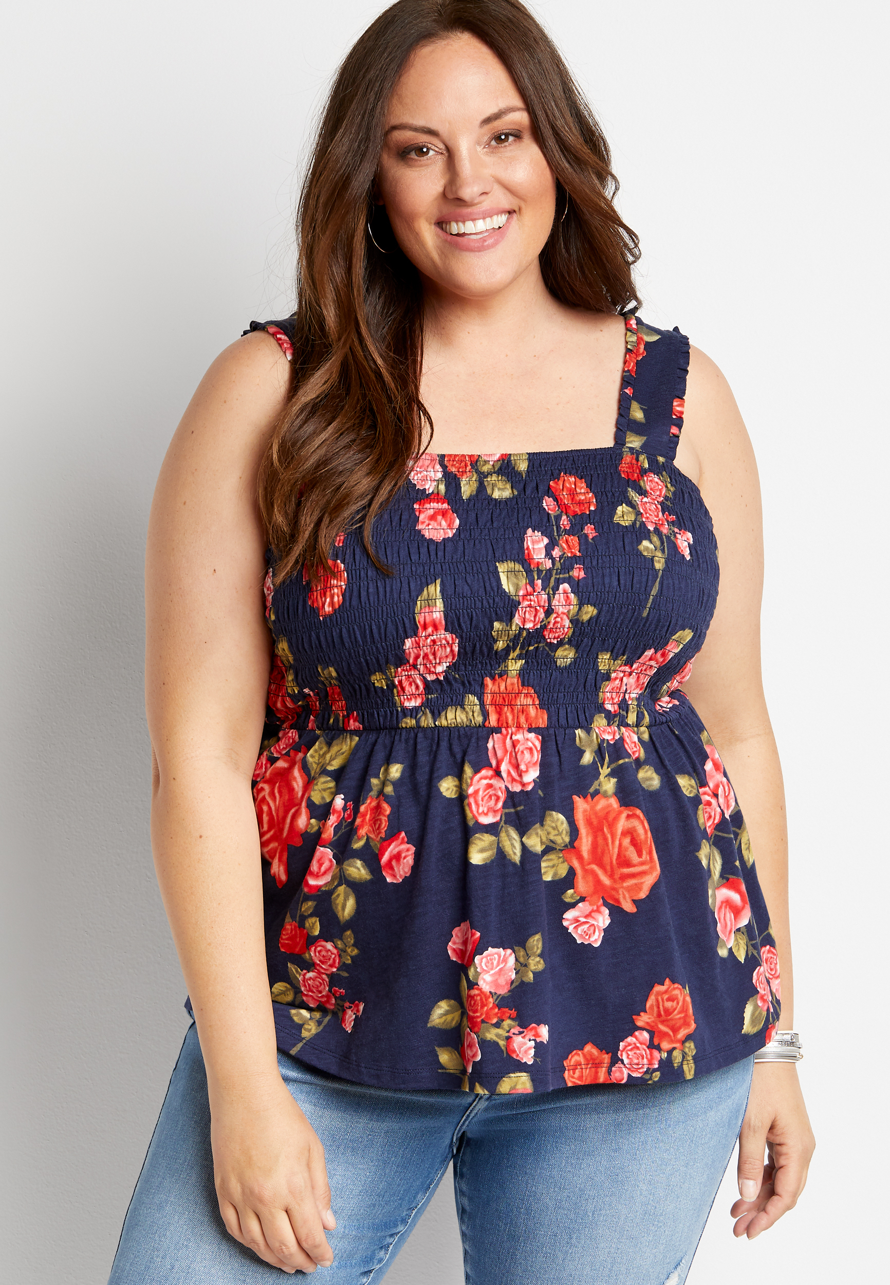 Plus size babydoll store shirts