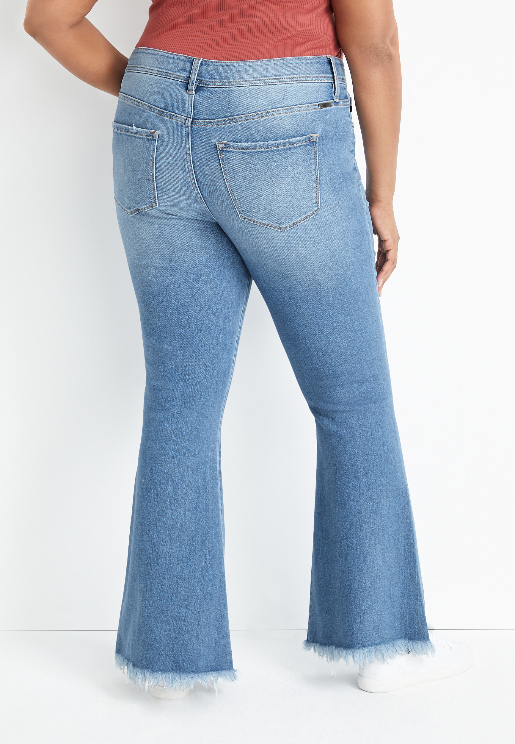 Plus Size KanCan™ High Rise Front Seam Flare Jean maurices