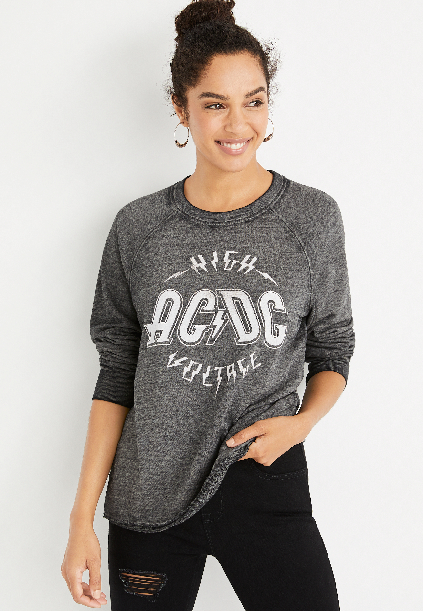 acdc crewneck sweatshirt