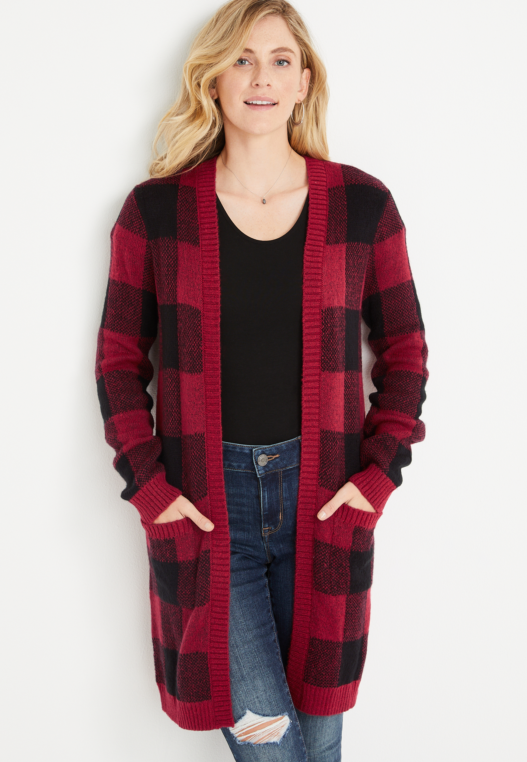 Flannel hotsell duster cardigan