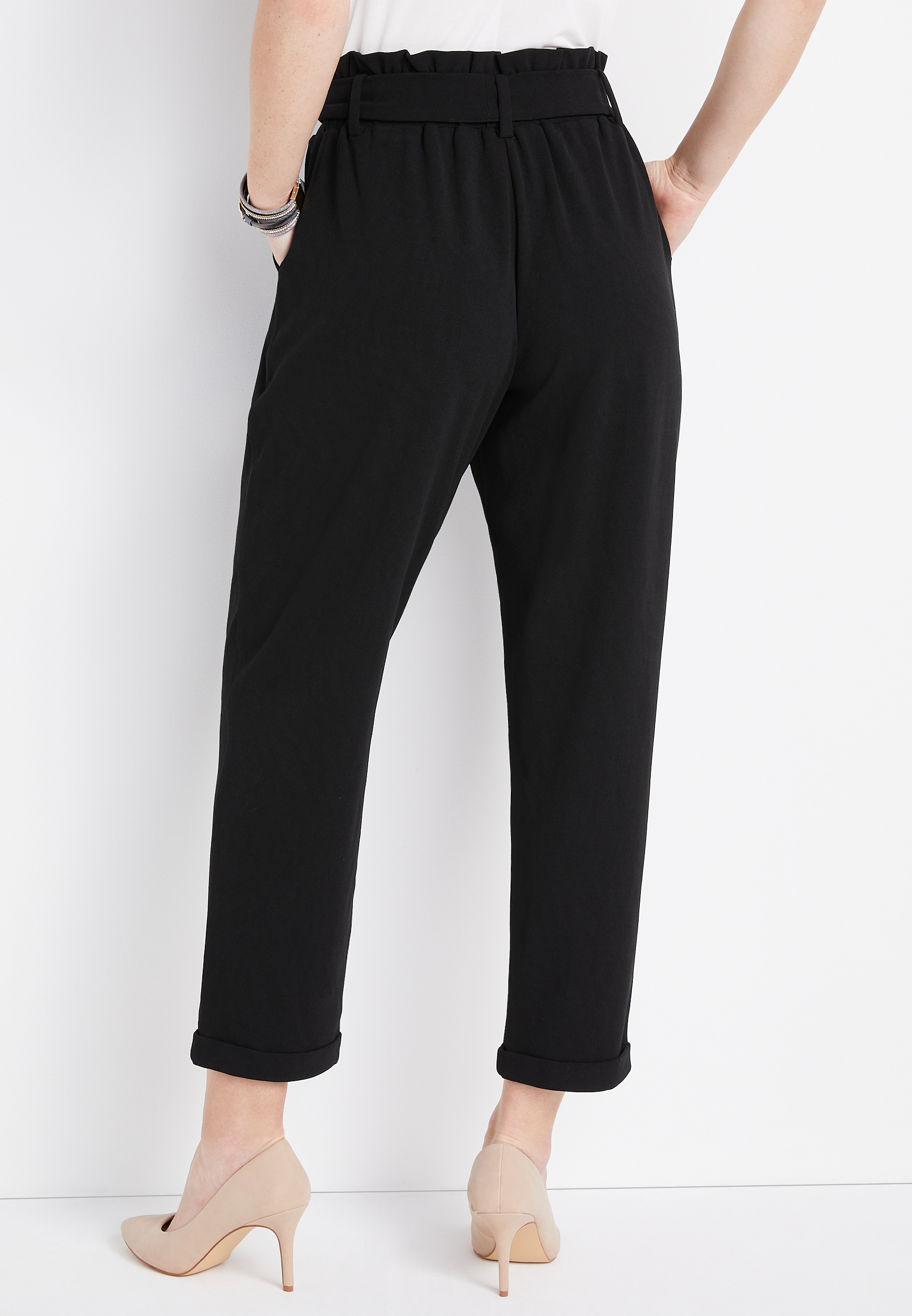 Summer Essential: Paperbag Tie Waist Pants - Loubies and Lulu