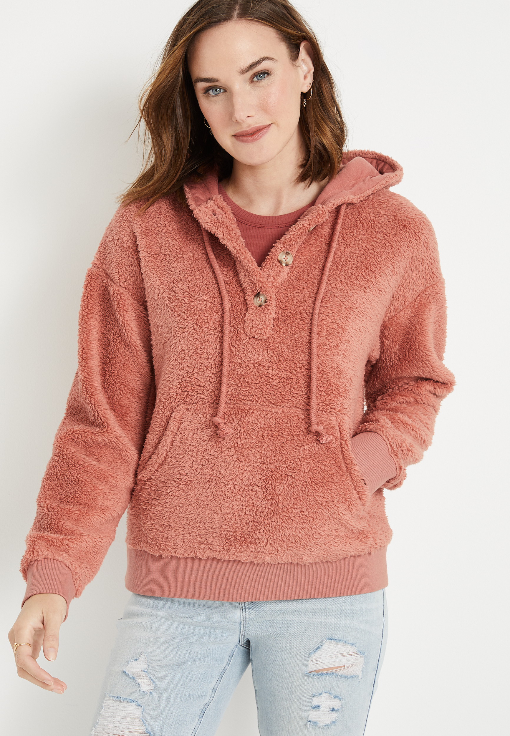 Maurices discount sherpa pullover