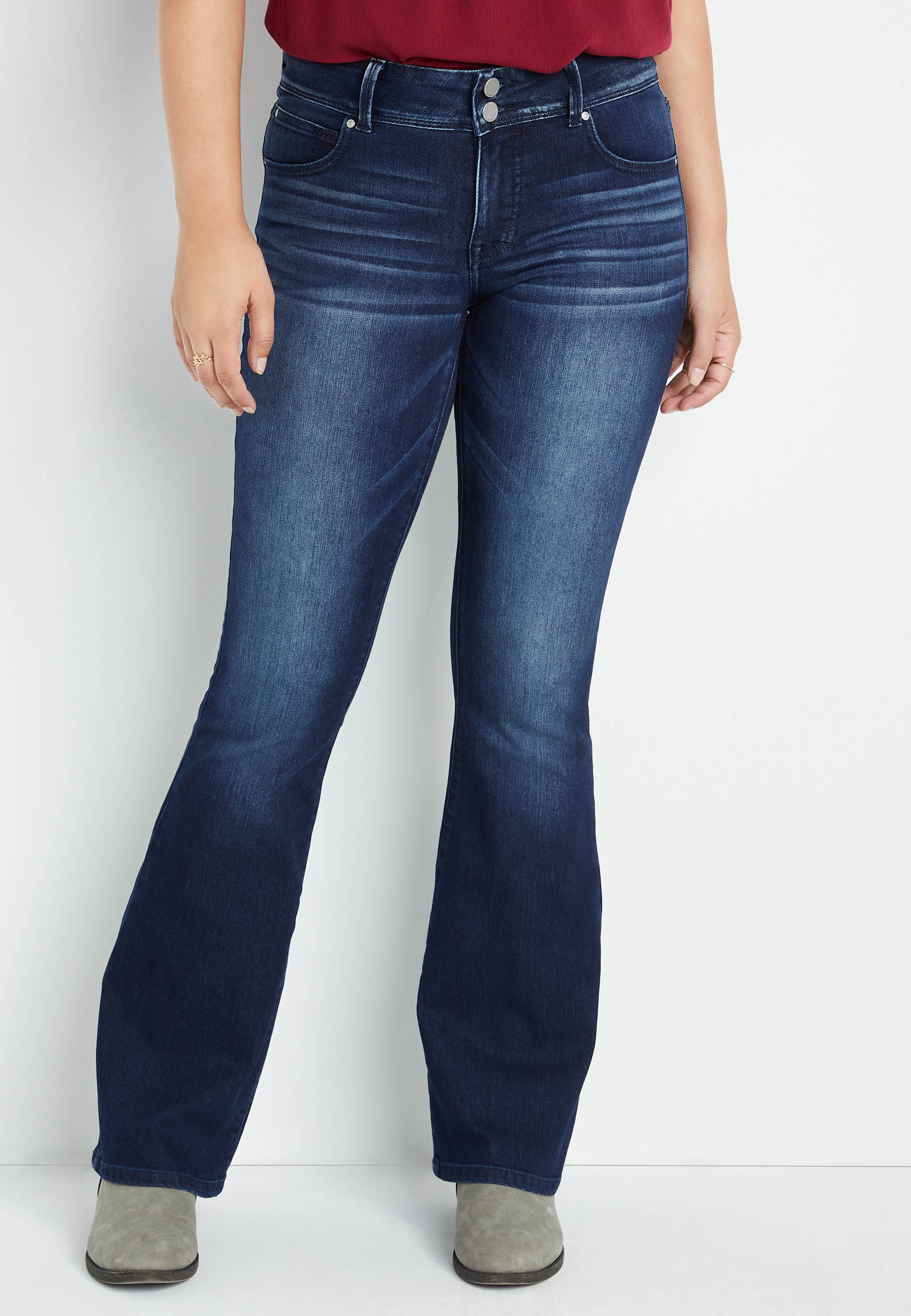 m jeans by maurices™ Everflex™ Flare Mid Rise Jean