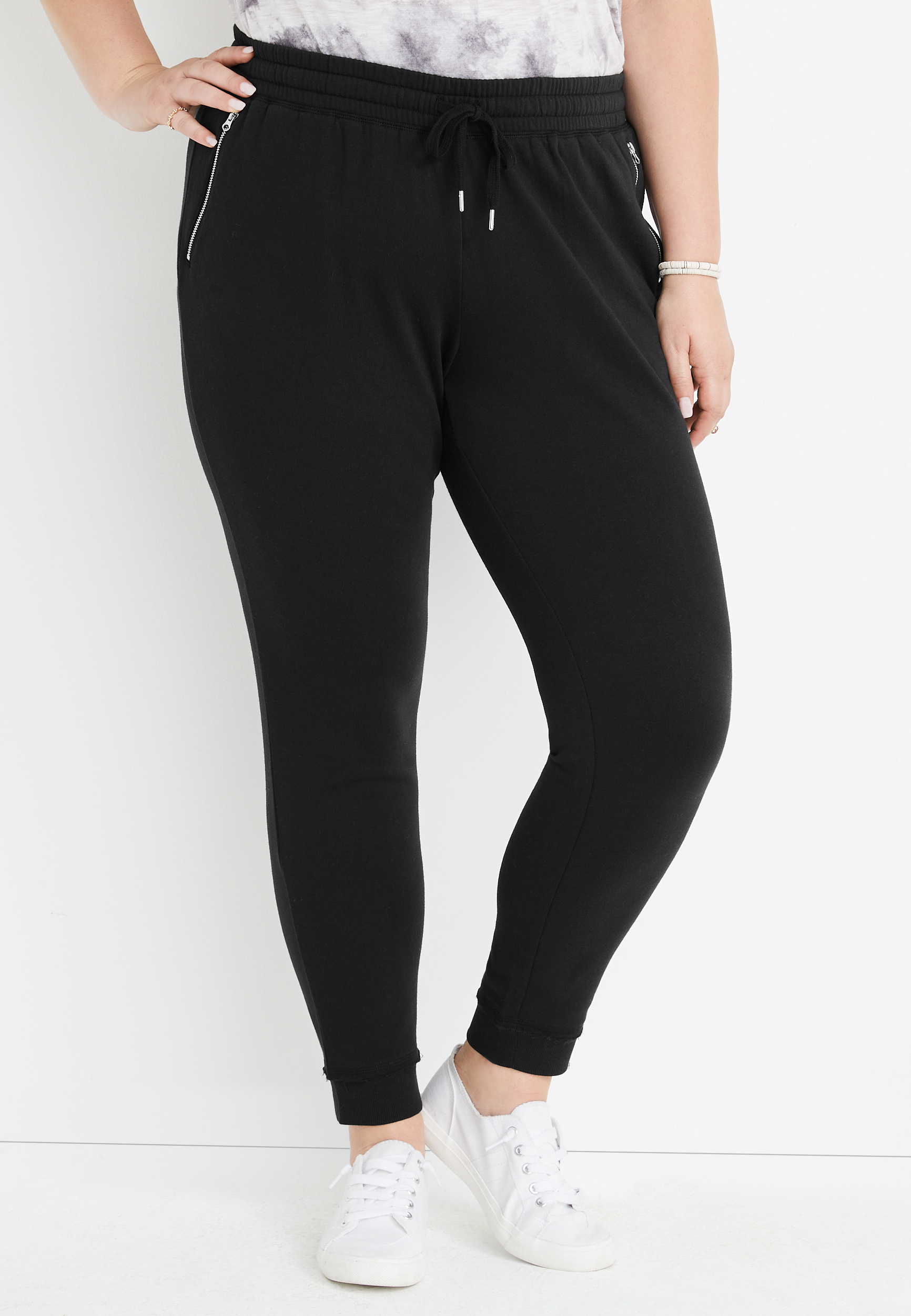 maurices Womens Zip Pocket Jogger